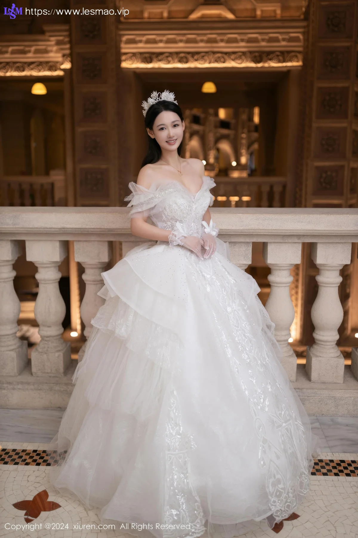 XiuRen 秀人 No.9283 唐安琪 透视婚纱女神 - 13