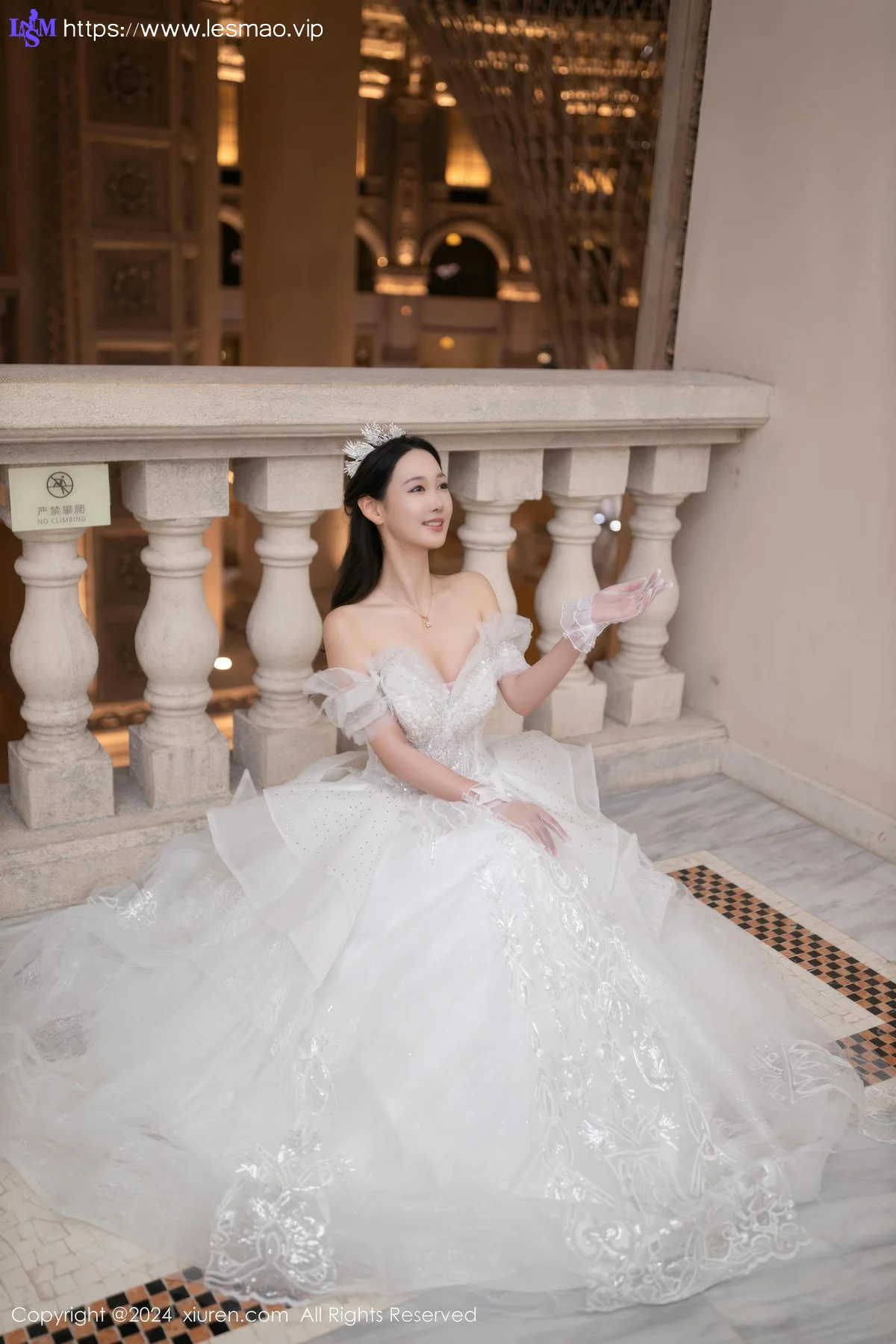 XiuRen 秀人 No.9283 唐安琪 透视婚纱女神 - 15