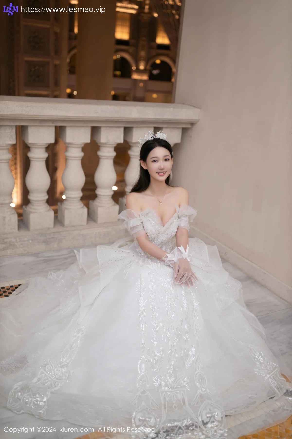 XiuRen 秀人 No.9283 唐安琪 透视婚纱女神 - 17