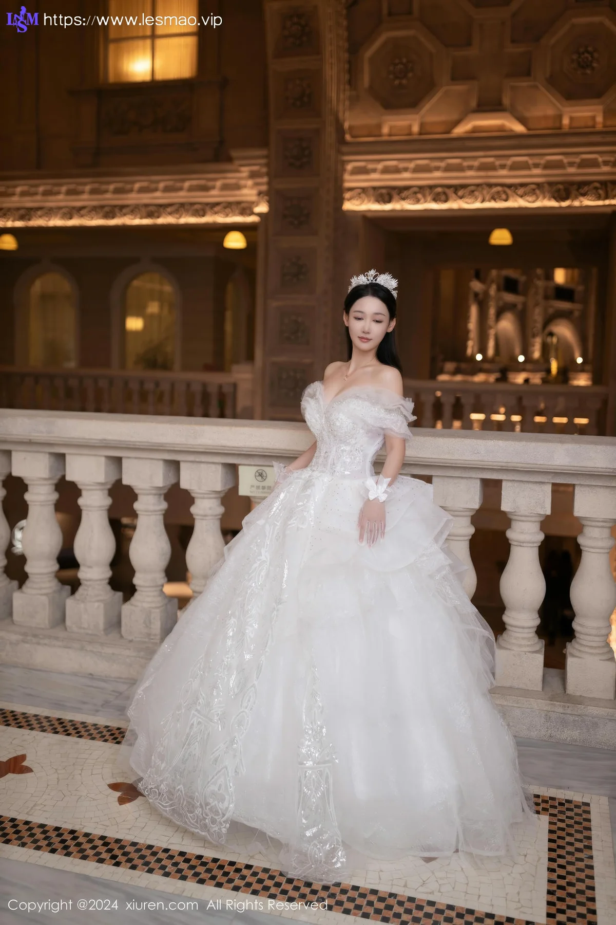 XiuRen 秀人 No.9283 唐安琪 透视婚纱女神 - 18