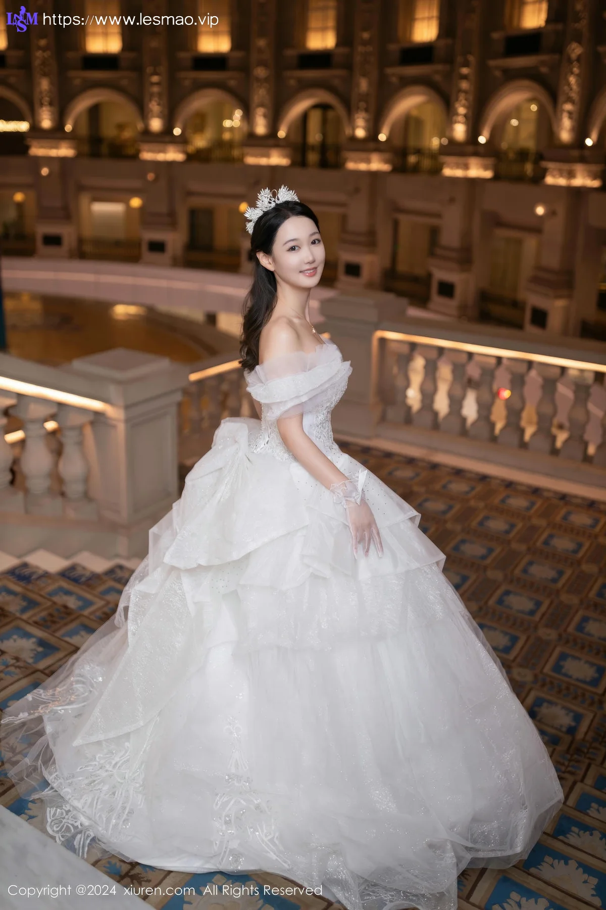 XiuRen 秀人 No.9283 唐安琪 透视婚纱女神 - 21