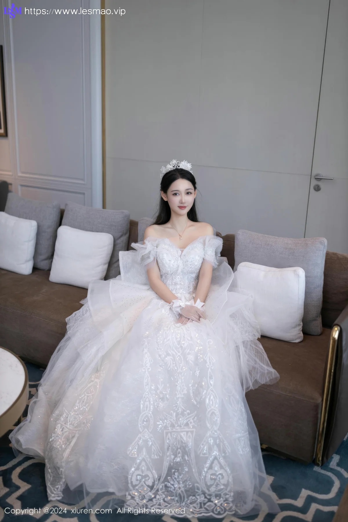 XiuRen 秀人 No.9283 唐安琪 透视婚纱女神 - 22