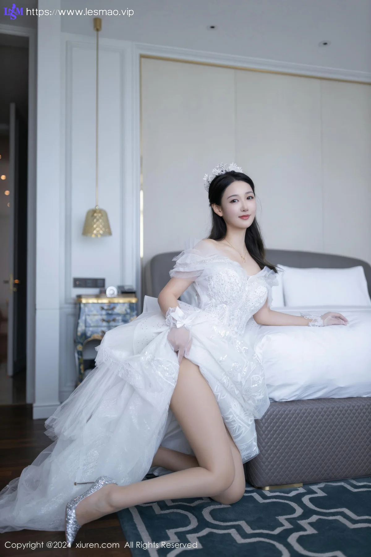 XiuRen 秀人 No.9283 唐安琪 透视婚纱女神 - 25