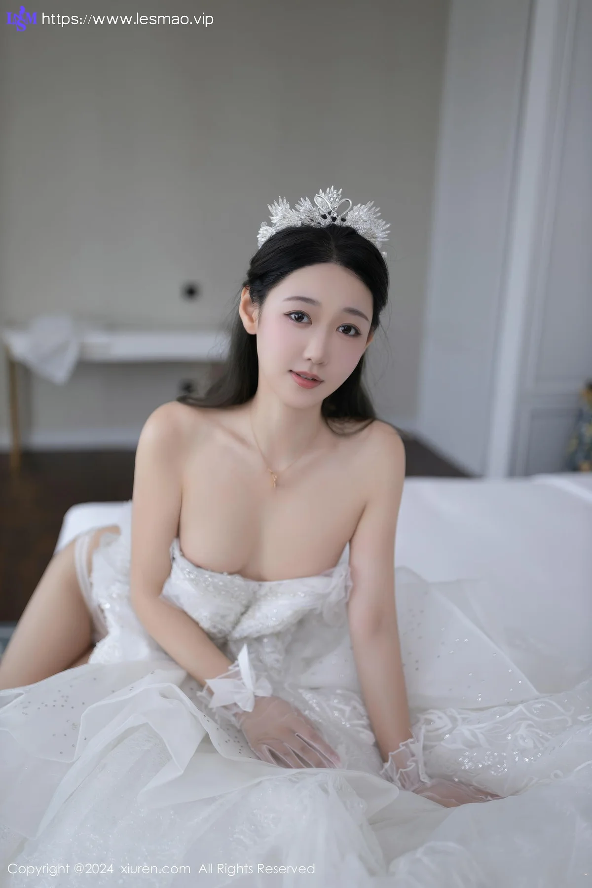 XiuRen 秀人 No.9283 唐安琪 透视婚纱女神 - 38