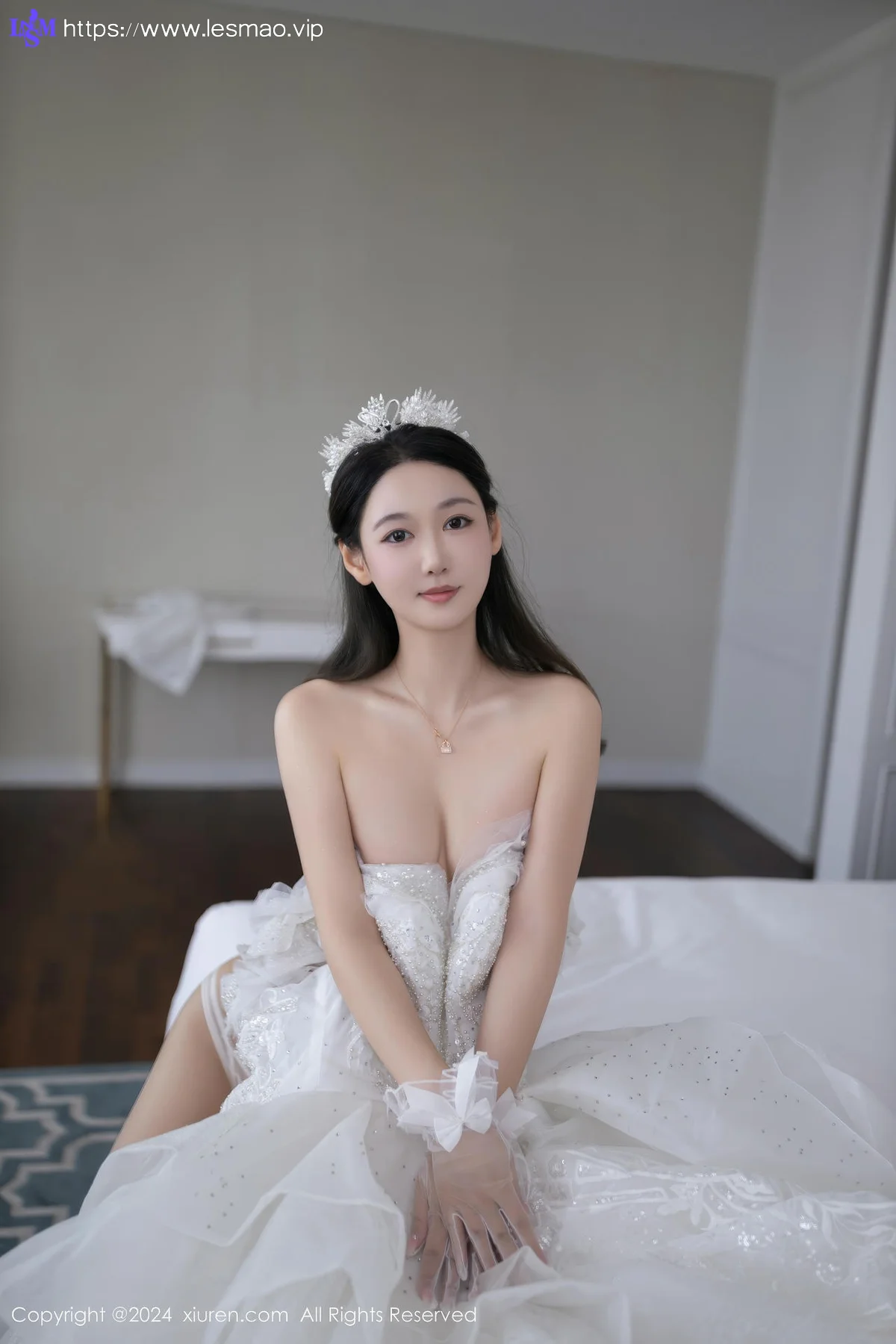 XiuRen 秀人 No.9283 唐安琪 透视婚纱女神 - 39