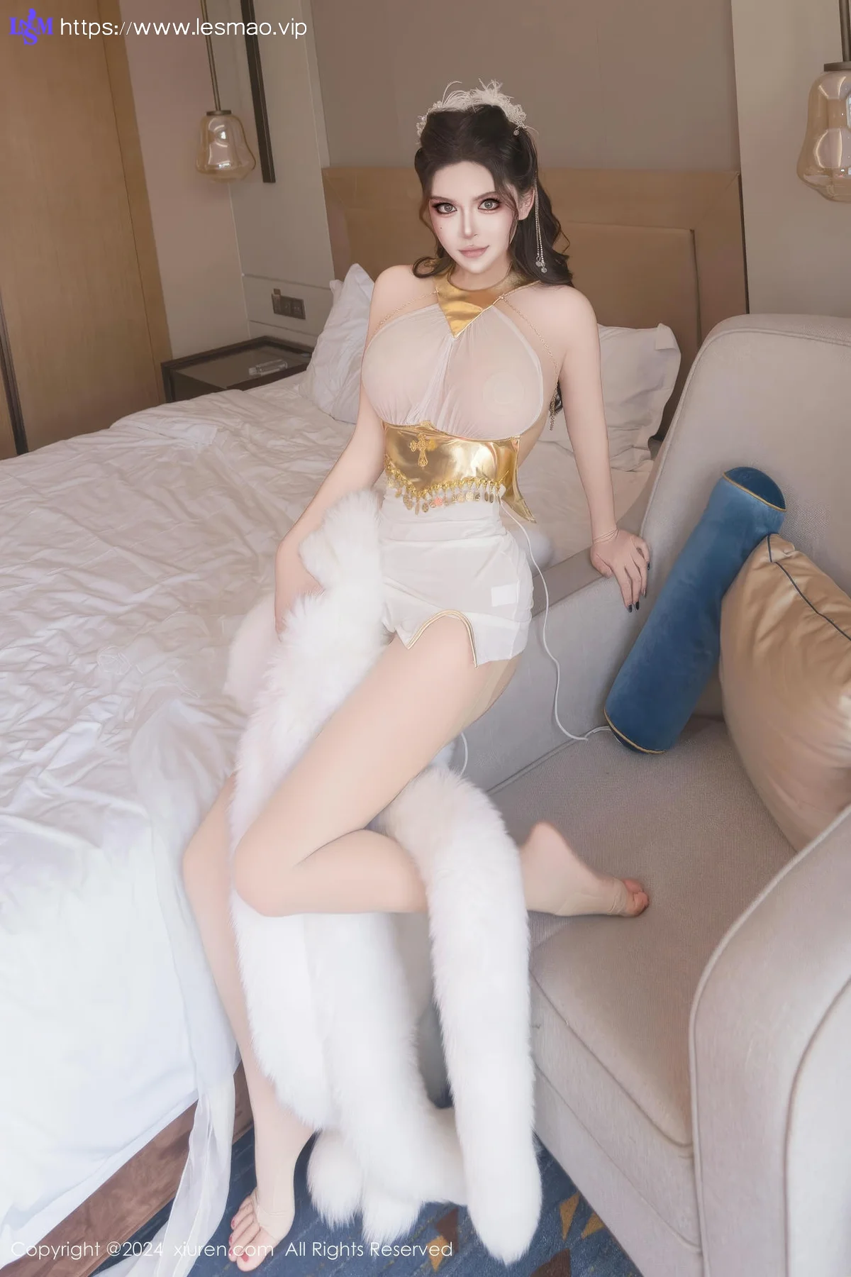 XiuRen 秀人 No.9286 伊丽莎有点白 玉体九尾狐 - 48