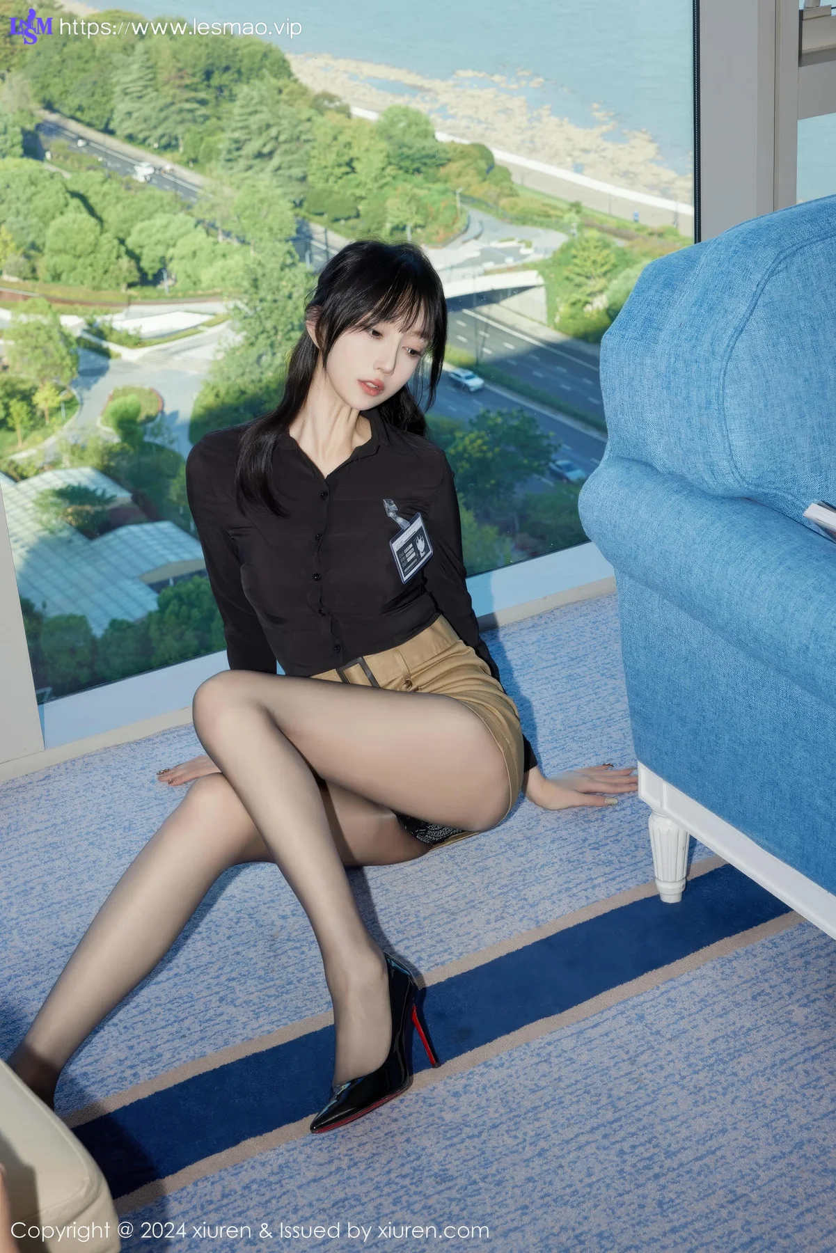 XiuRen 秀人 No.9309 玥儿玥er 短裙长腿黑丝 - 20