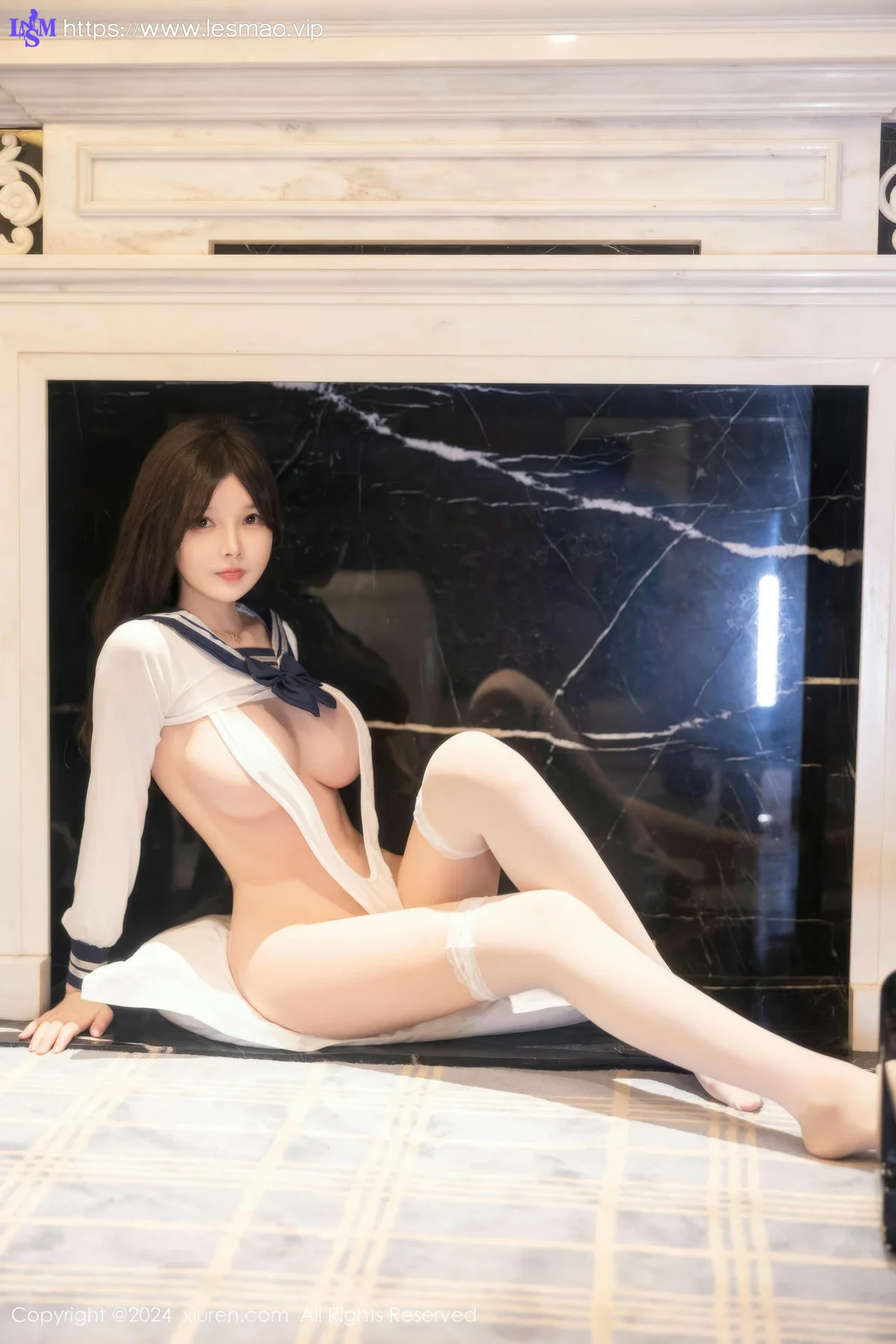 XiuRen 秀人 No.9315 糯美子MINIbabe 童颜巨乳白丝制服 - 39