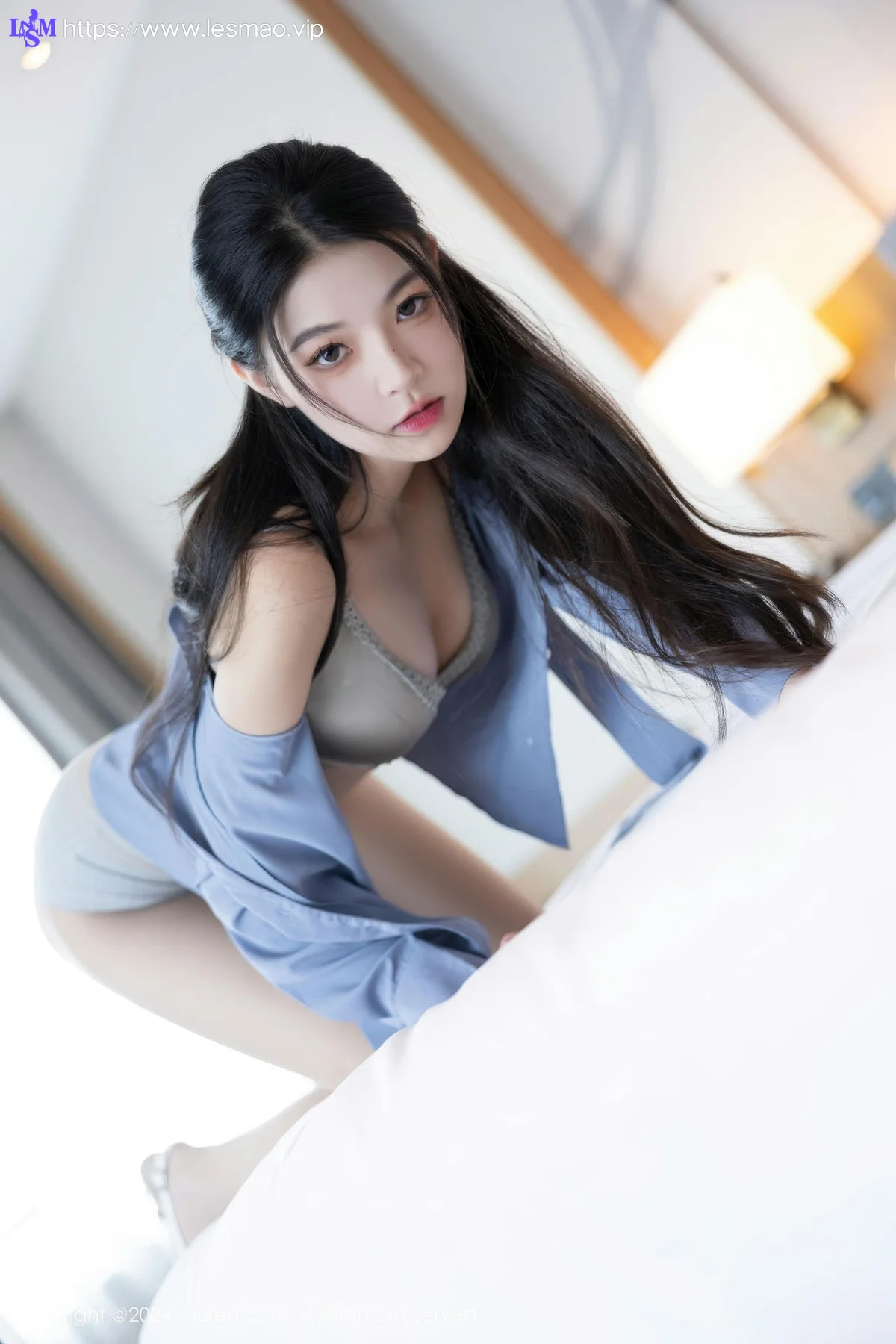 XiuRen 秀人 No.9333 初梦瑶 灰色内衣私房写真 - 61