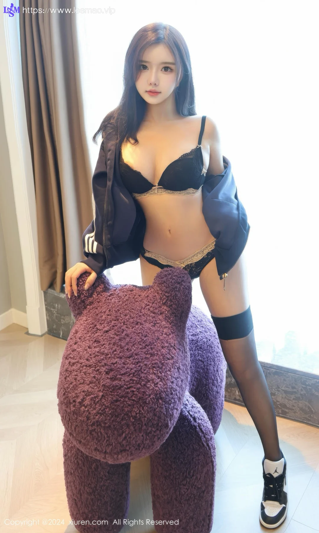 XiuRen 秀人 No.9347 小薯条nienie 黑丝美腿高跟 - 44