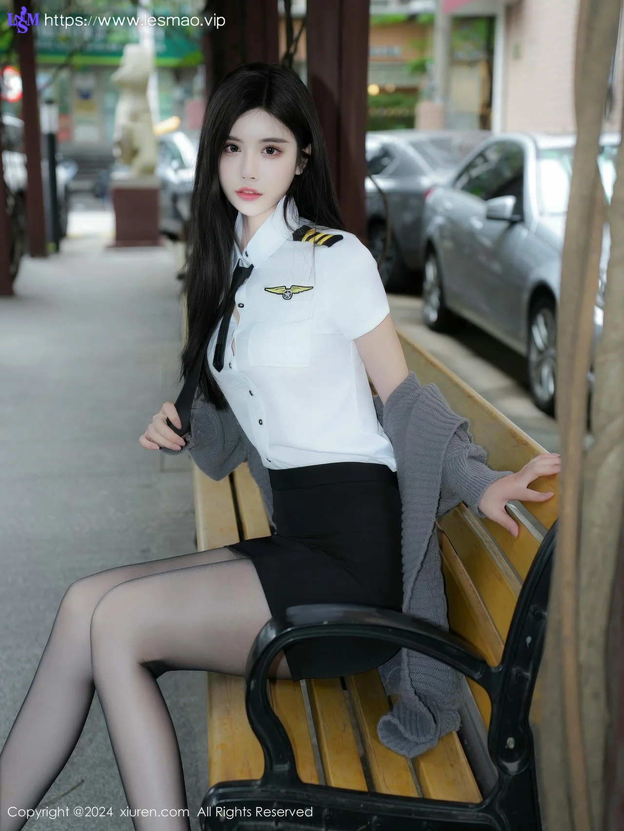 XiuRen 秀人 No.9349 Erikaki 街拍制服短裙 - 64