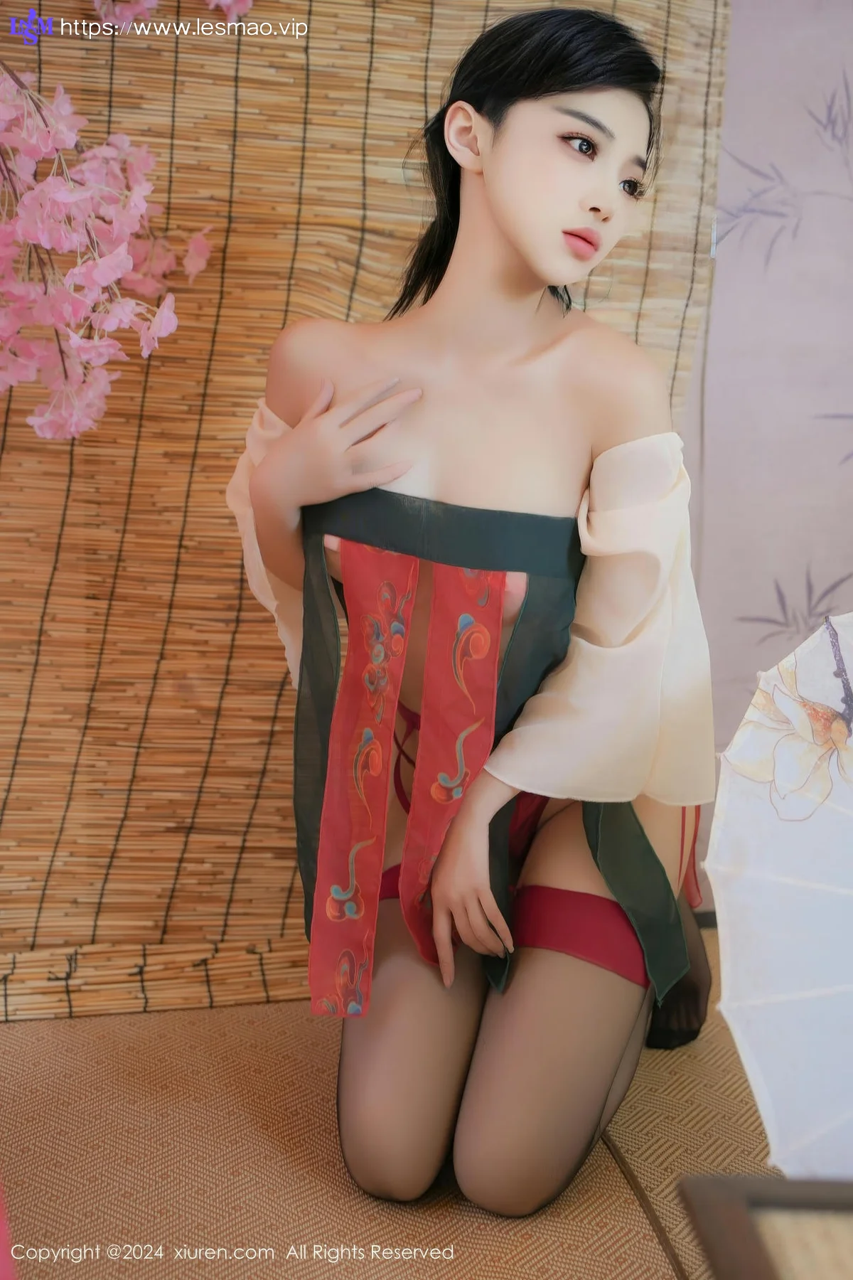 XiuRen 秀人 No.9351 妙可可Cheese 古典制服香肩 - 11