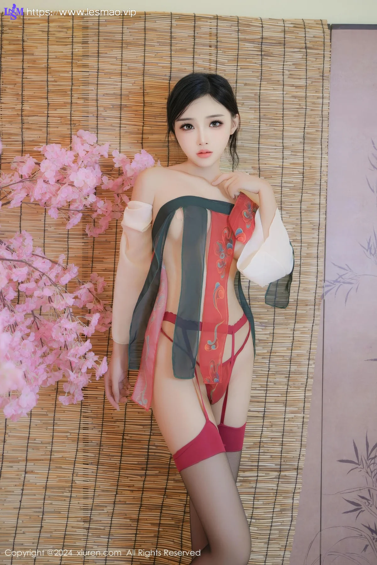 XiuRen 秀人 No.9351 妙可可Cheese 古典制服香肩 - 53