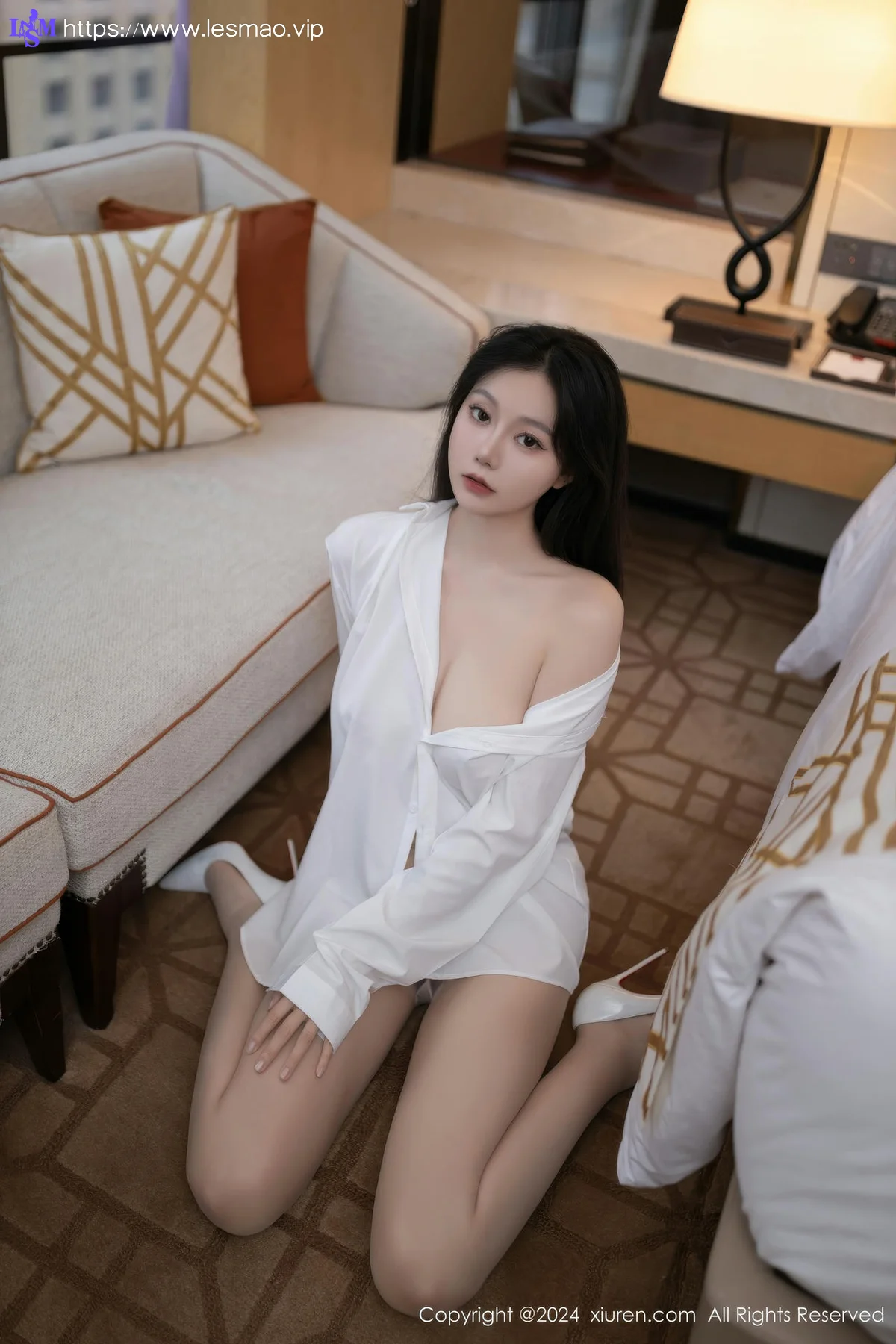 XiuRen 秀人 No.9362 安然anran 女神白衬衫私房 - 36
