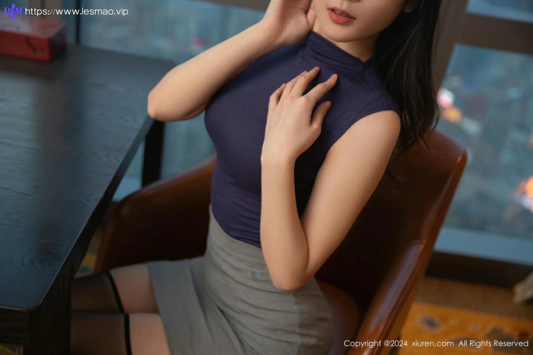 XiuRen 秀人 No.9372 刘婷婷 黑丝吊袜 - 13