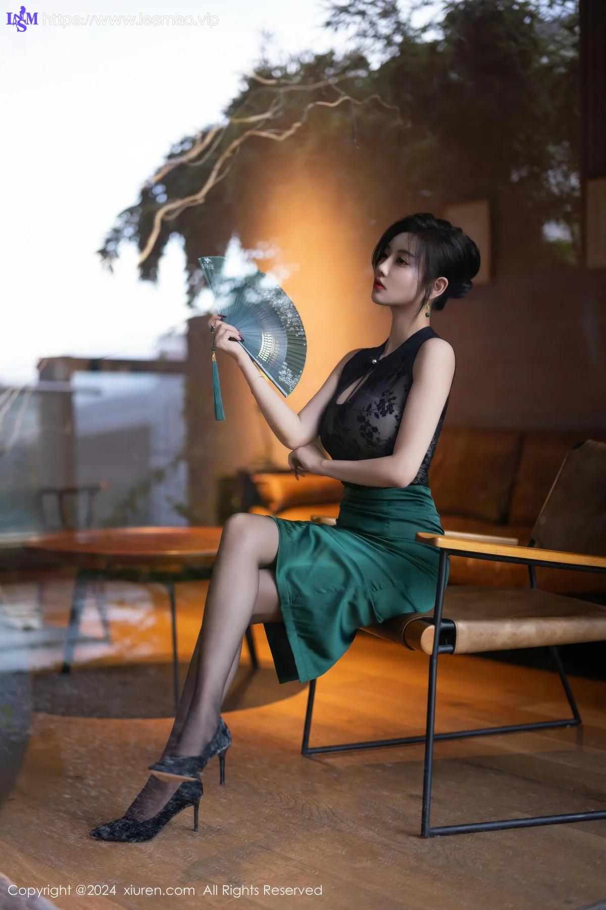 XiuRen 秀人 No.9384 杨晨晨Yome 蕾丝兔女郎 - 11