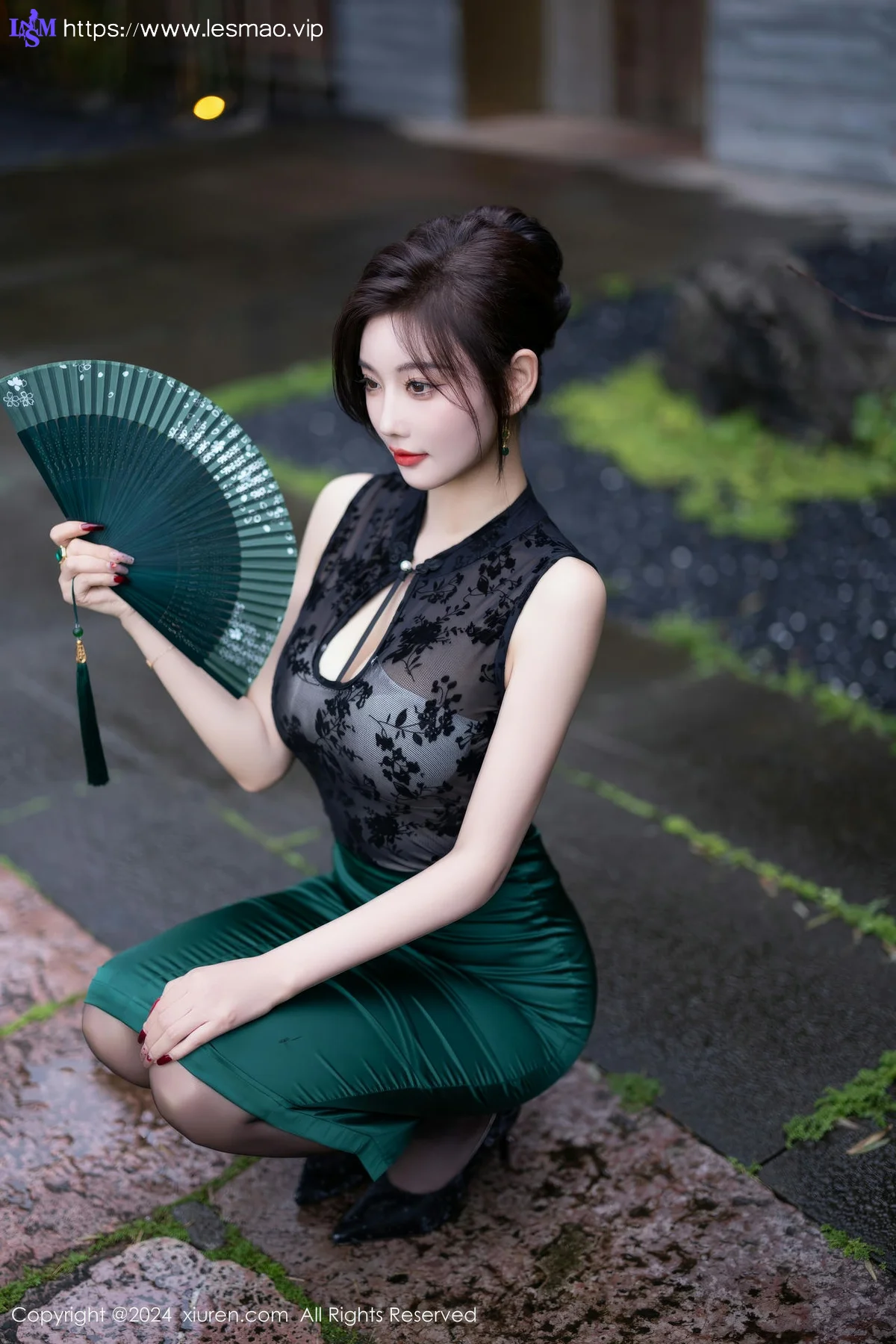XiuRen 秀人 No.9384 杨晨晨Yome 蕾丝兔女郎 - 18