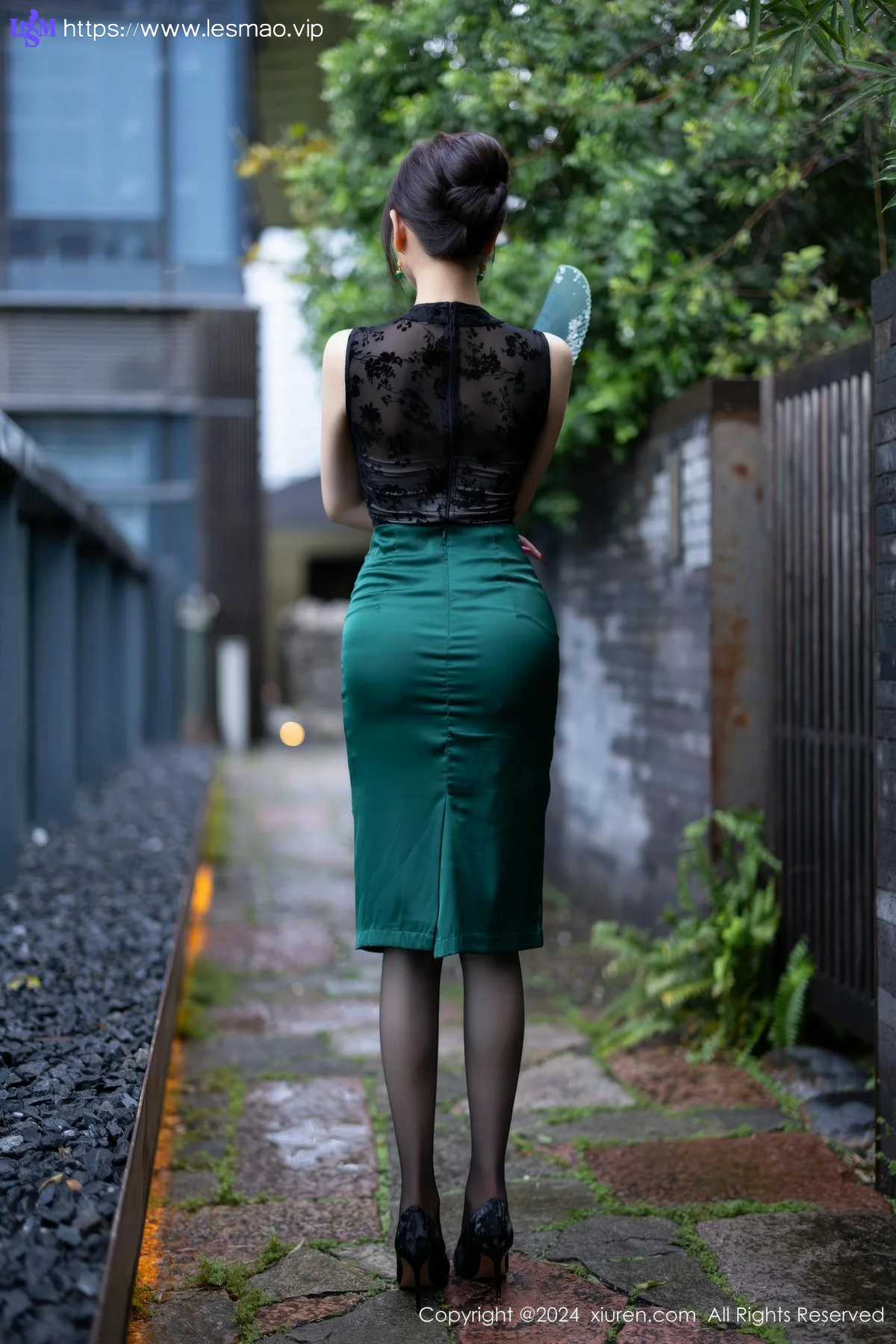 XiuRen 秀人 No.9384 杨晨晨Yome 蕾丝兔女郎 - 20