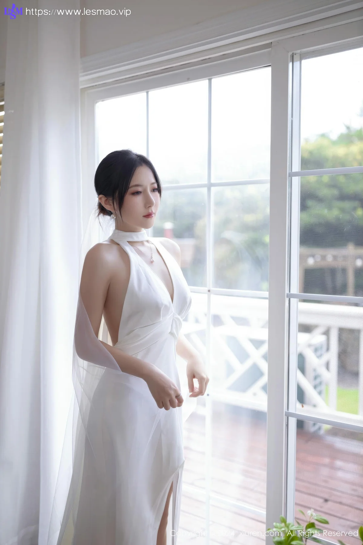 XiuRen 秀人 No.9387 鱼子酱Fish 妩媚新娘白纱 - 33