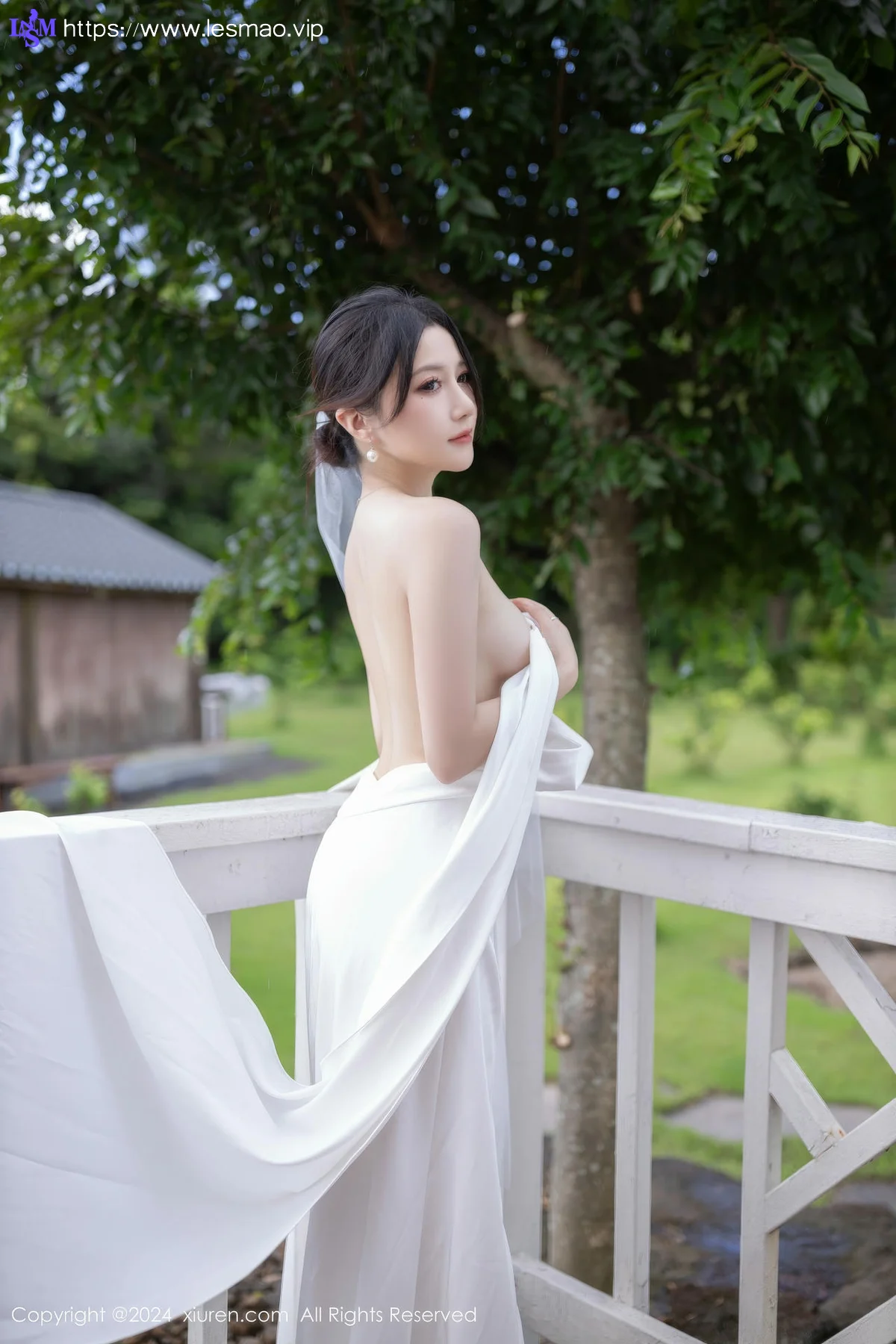 XiuRen 秀人 No.9387 鱼子酱Fish 妩媚新娘白纱 - 36