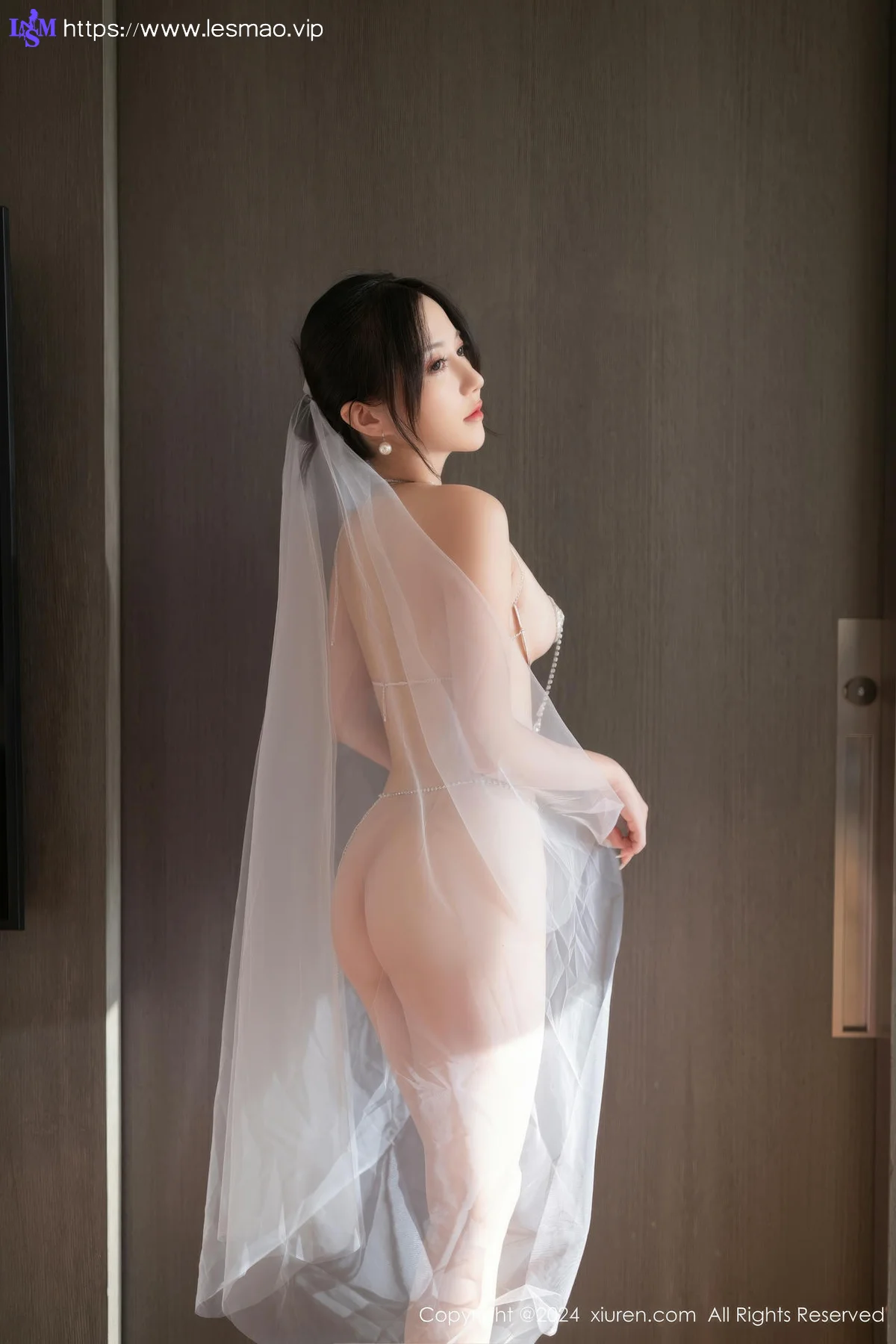XiuRen 秀人 No.9387 鱼子酱Fish 妩媚新娘白纱 - 66