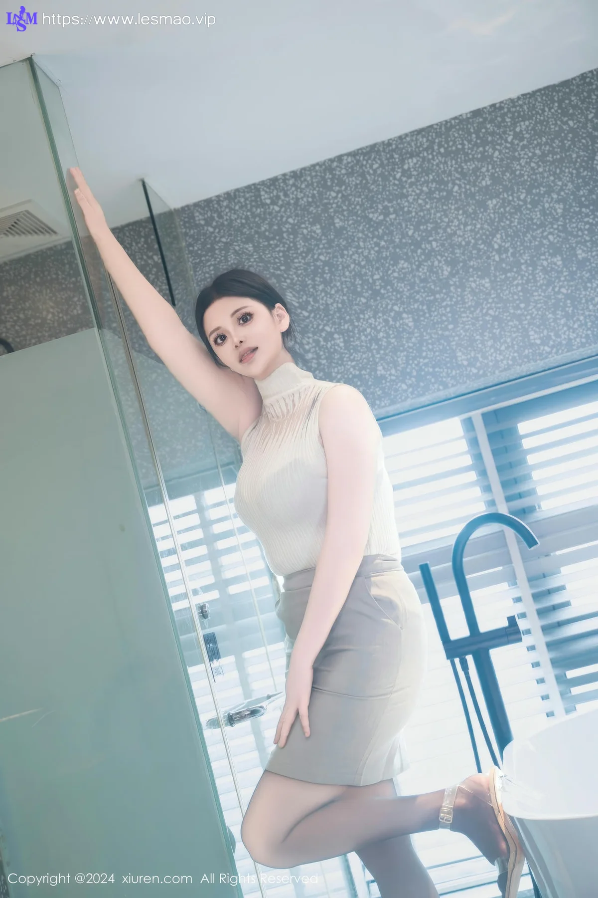XiuRen 秀人 No.9394 陈三穗 大眼睛美女爆乳乳贴 - 28