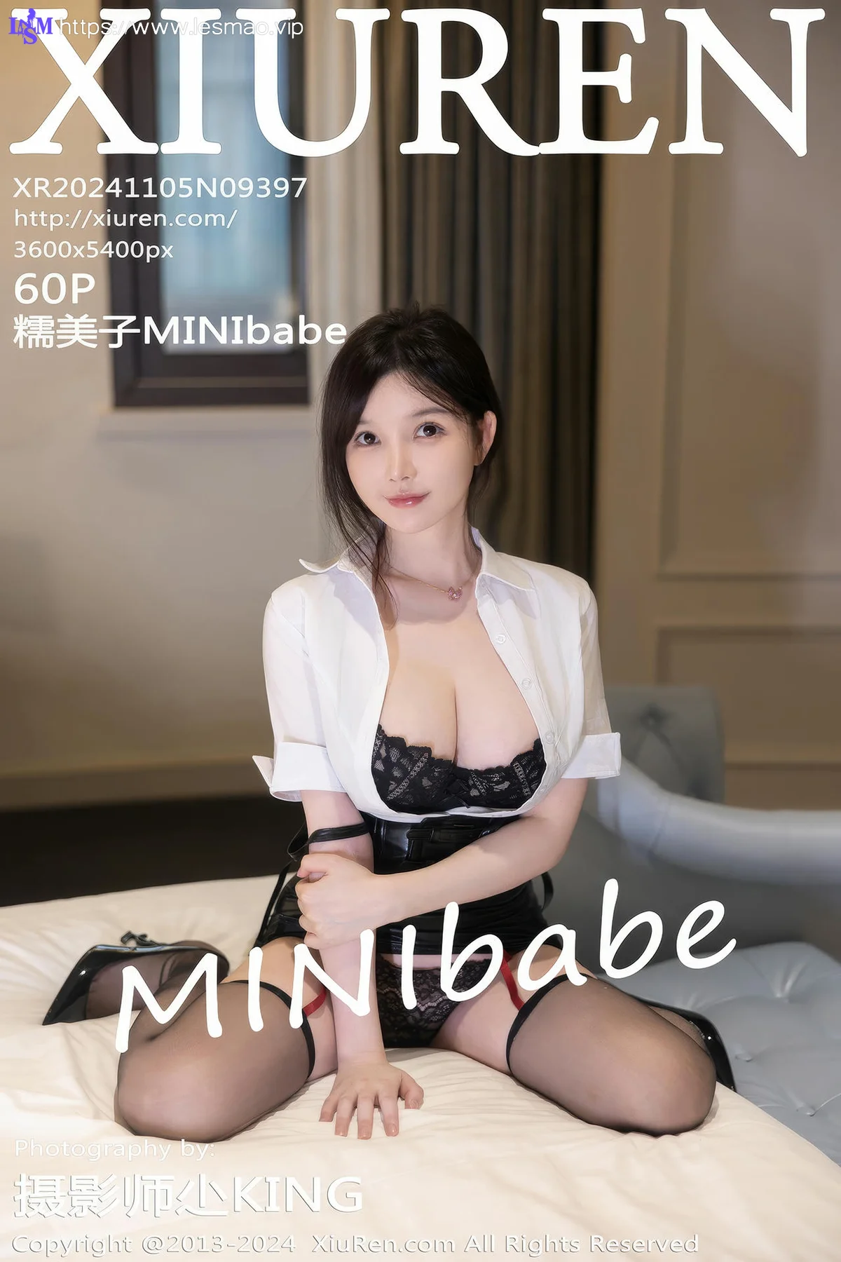 XiuRen 秀人 No.9397 糯美子MINIbabe 童颜巨乳皮裙 - 61
