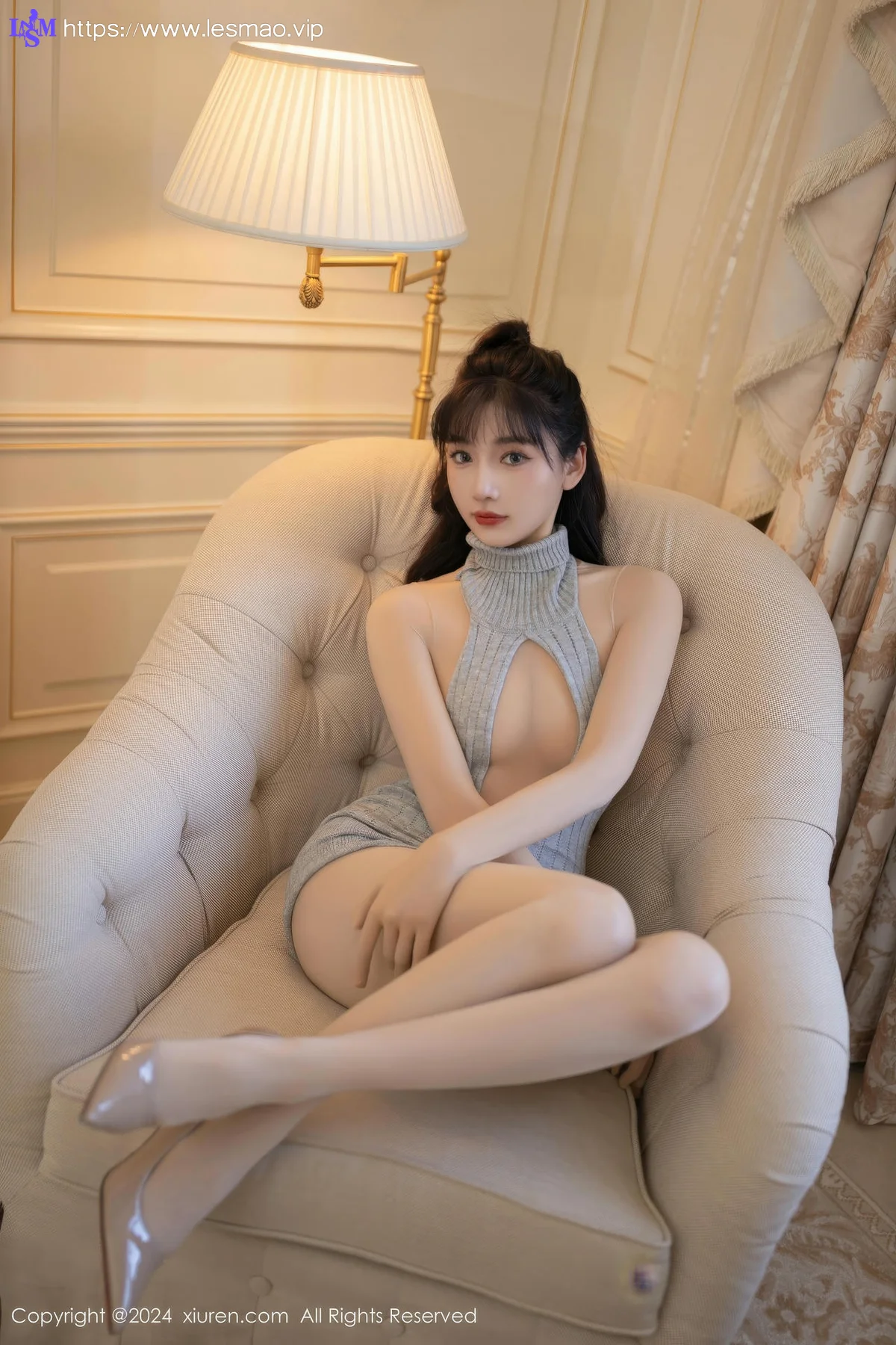 XiuRen 秀人 No.9413 陆萱萱肉色连体衣 - 12