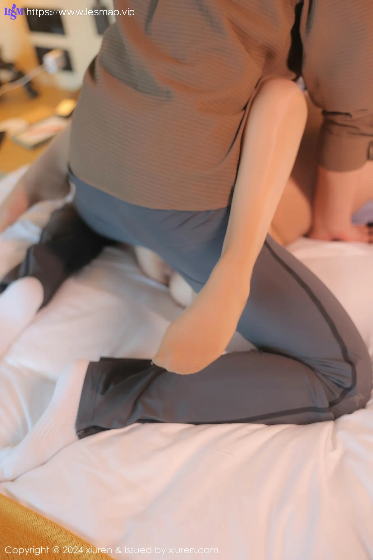 XiuRen 秀人 No.9416 麻布学妹肉色透视连体衣 - 37