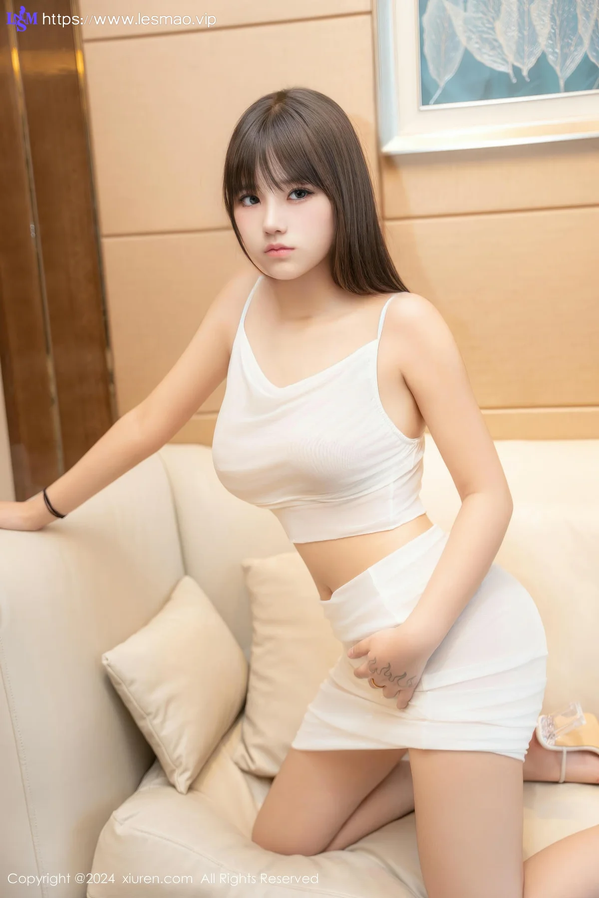 XiuRen 秀人 No.9438 姚若兮vay 白色短裙气质美女 - 12