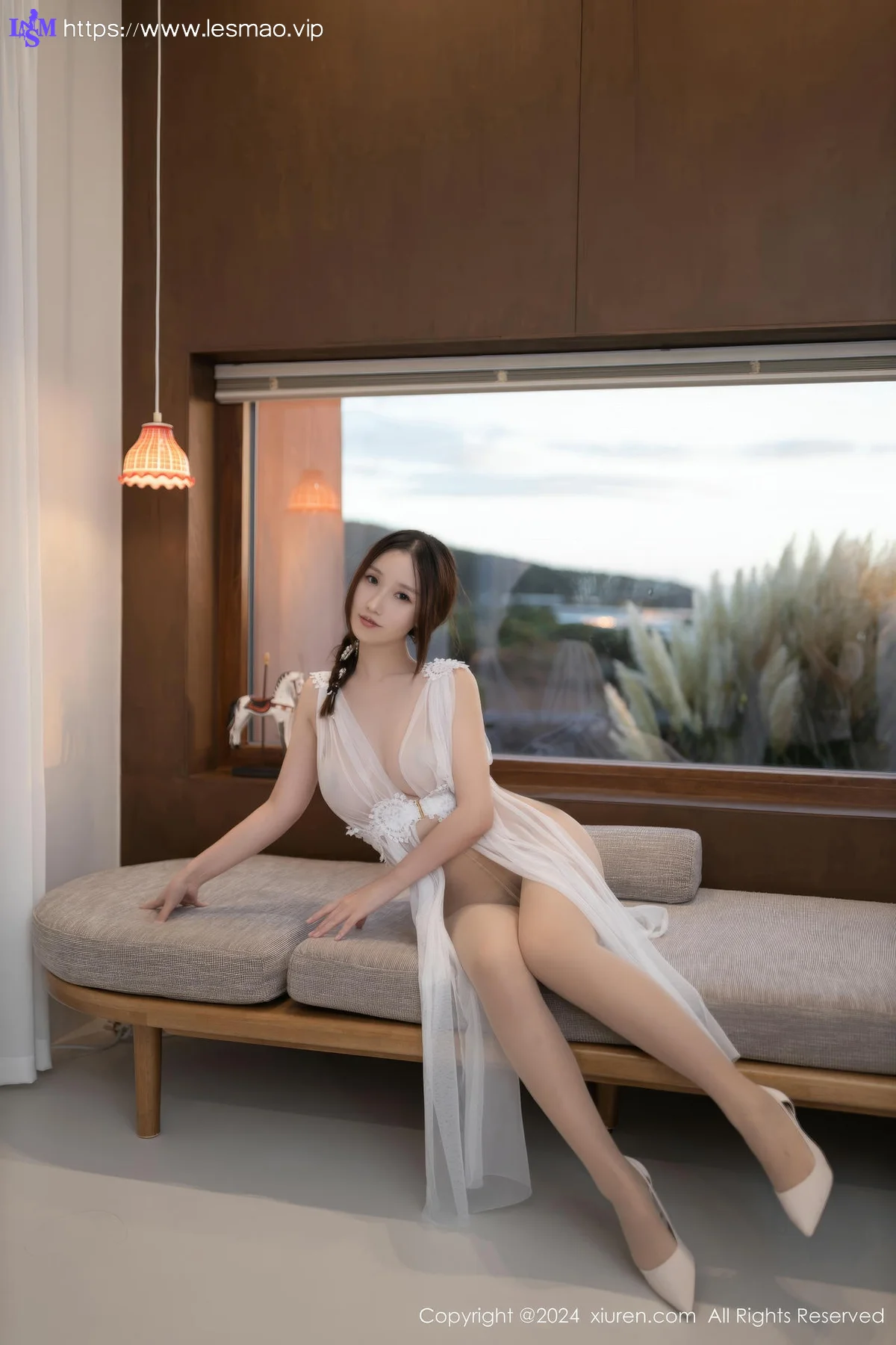 XiuRen 秀人 No.9442 杏子Yada 玉背白丝美腿 - 29