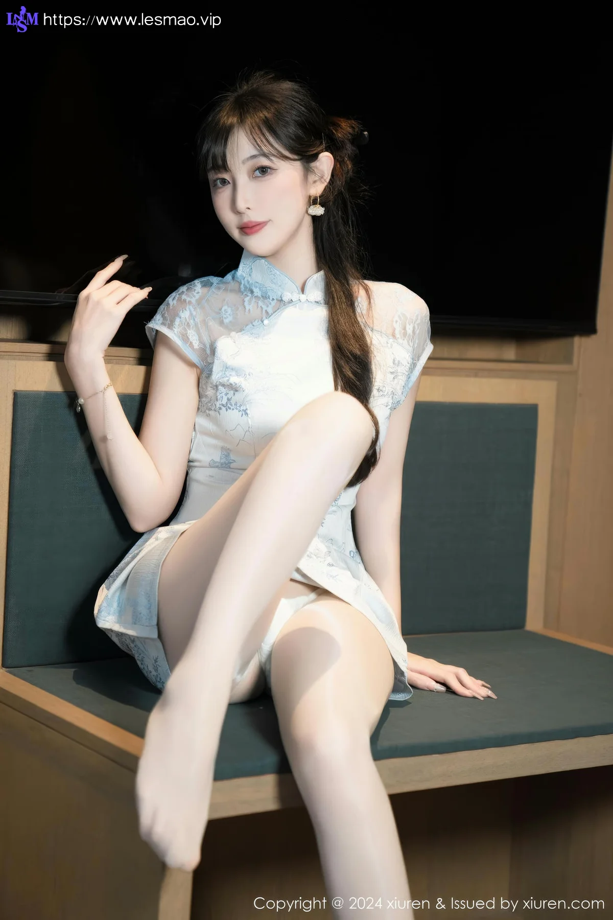 XiuRen 秀人 No.9487 林星阑 高跟白色内衣丁字裤 - 30