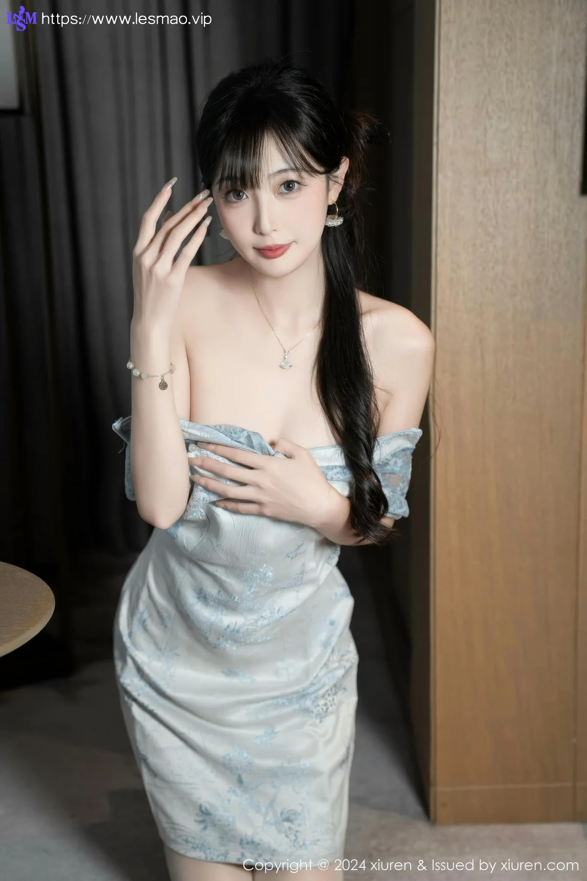 XiuRen 秀人 No.9487 林星阑 高跟白色内衣丁字裤 - 51