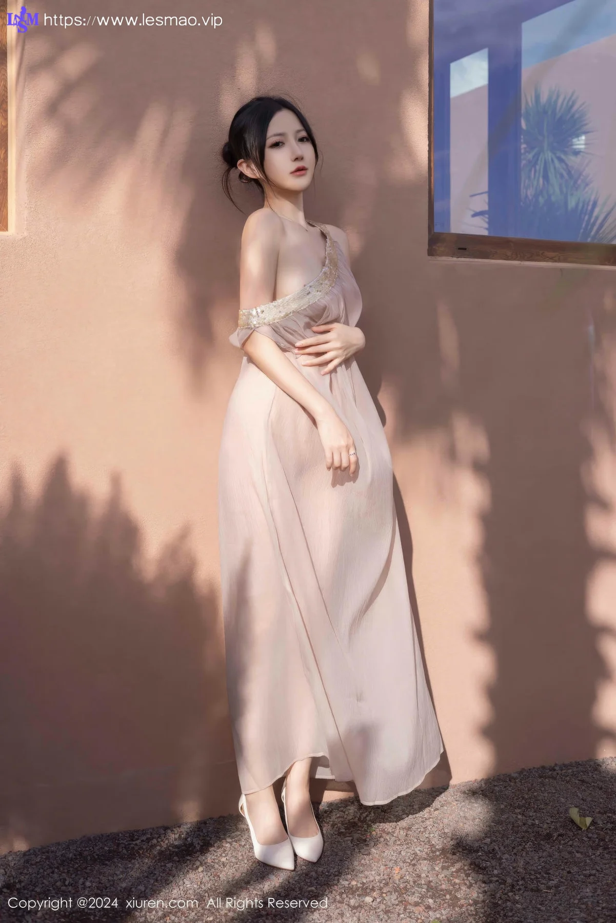 XiuRen 秀人 No.9492 鱼子酱Fish 透视纱裙香肩美女 - 12