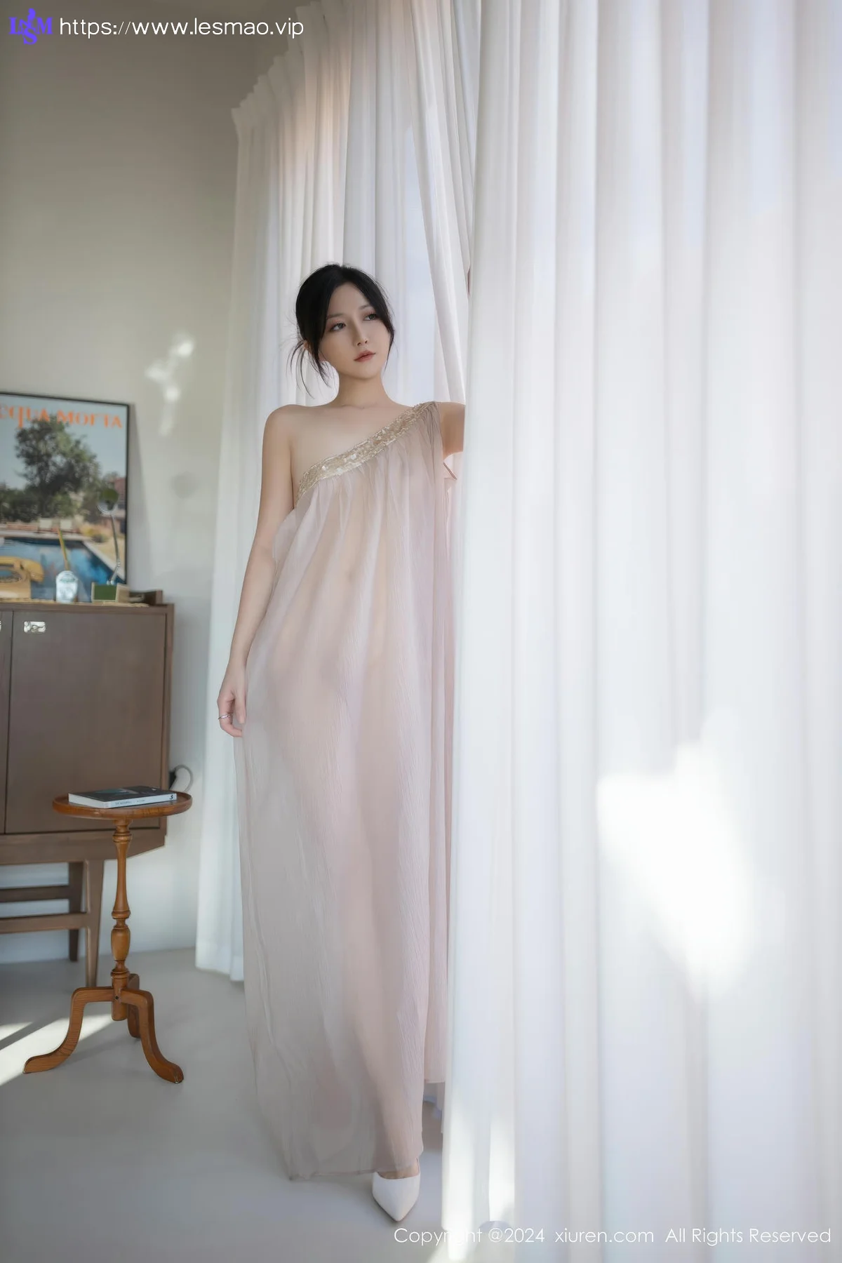 XiuRen 秀人 No.9492 鱼子酱Fish 透视纱裙香肩美女 - 61