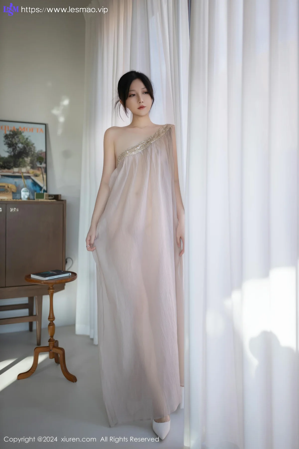 XiuRen 秀人 No.9492 鱼子酱Fish 透视纱裙香肩美女 - 62