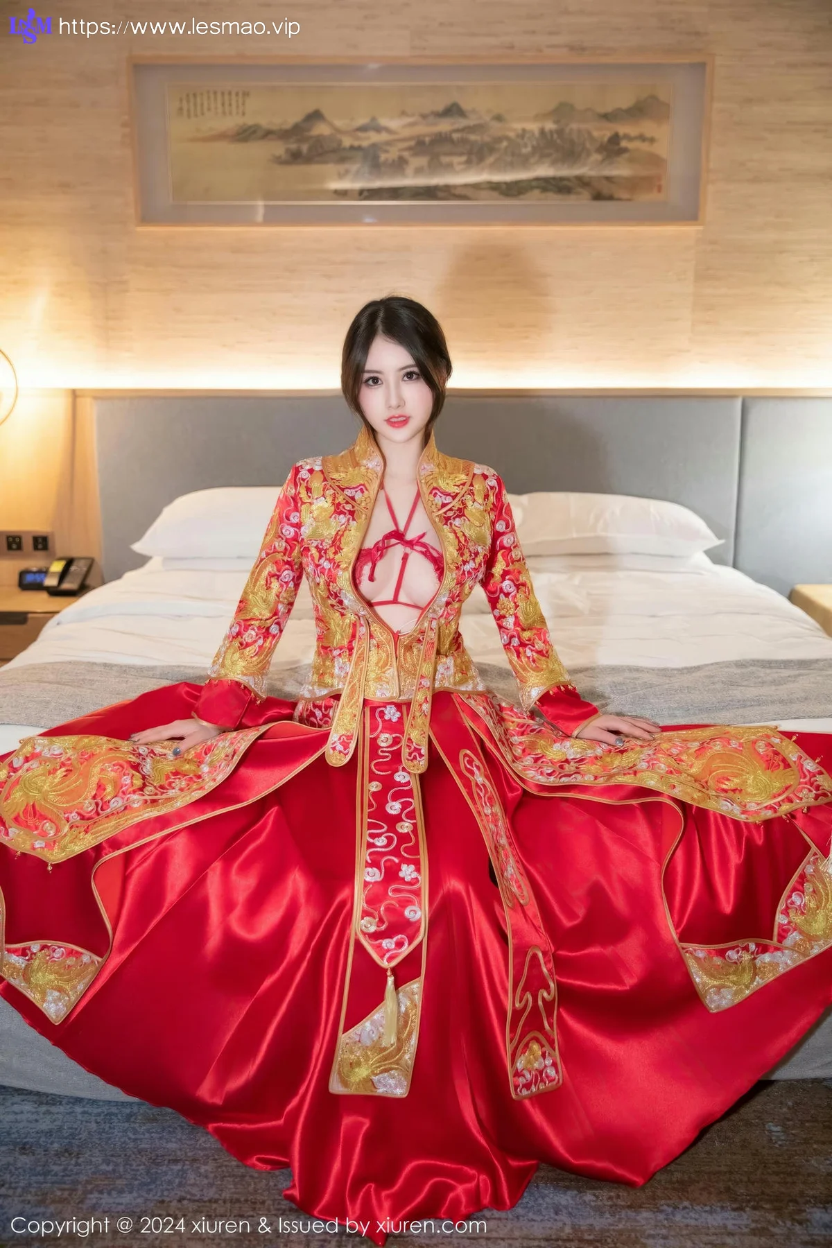 XiuRen 秀人 No.9494 诗诗kiki 性感旗袍爆乳私房 - 19