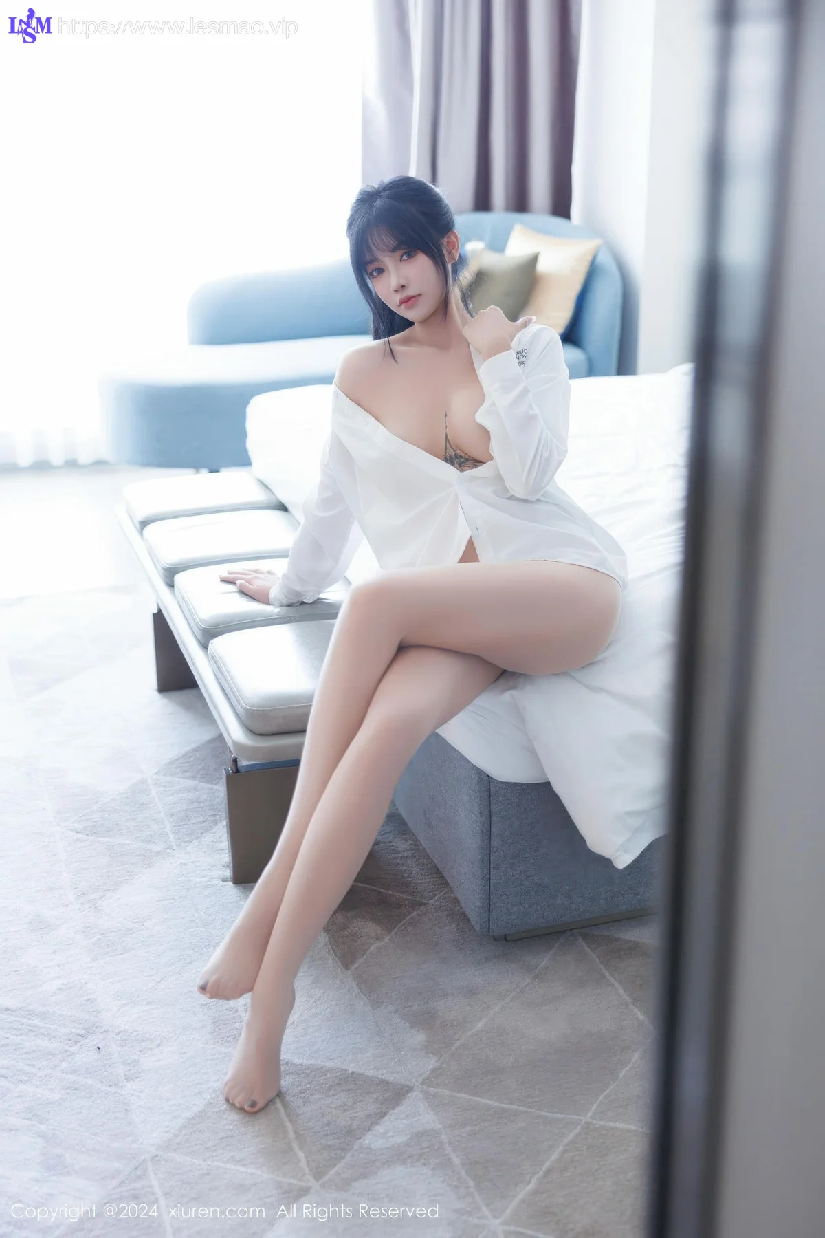 XiuRen 秀人 No.9505 娜比 酥胸美腿内衣私房 - 23
