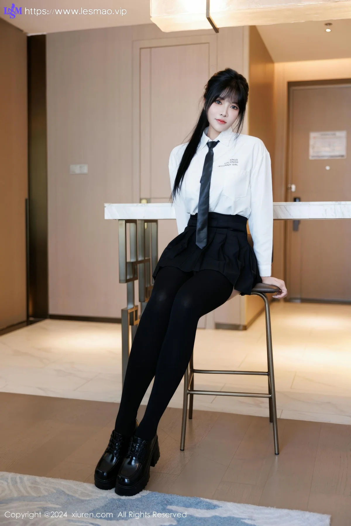 XiuRen 秀人 No.9505 娜比 酥胸美腿内衣私房 - 45