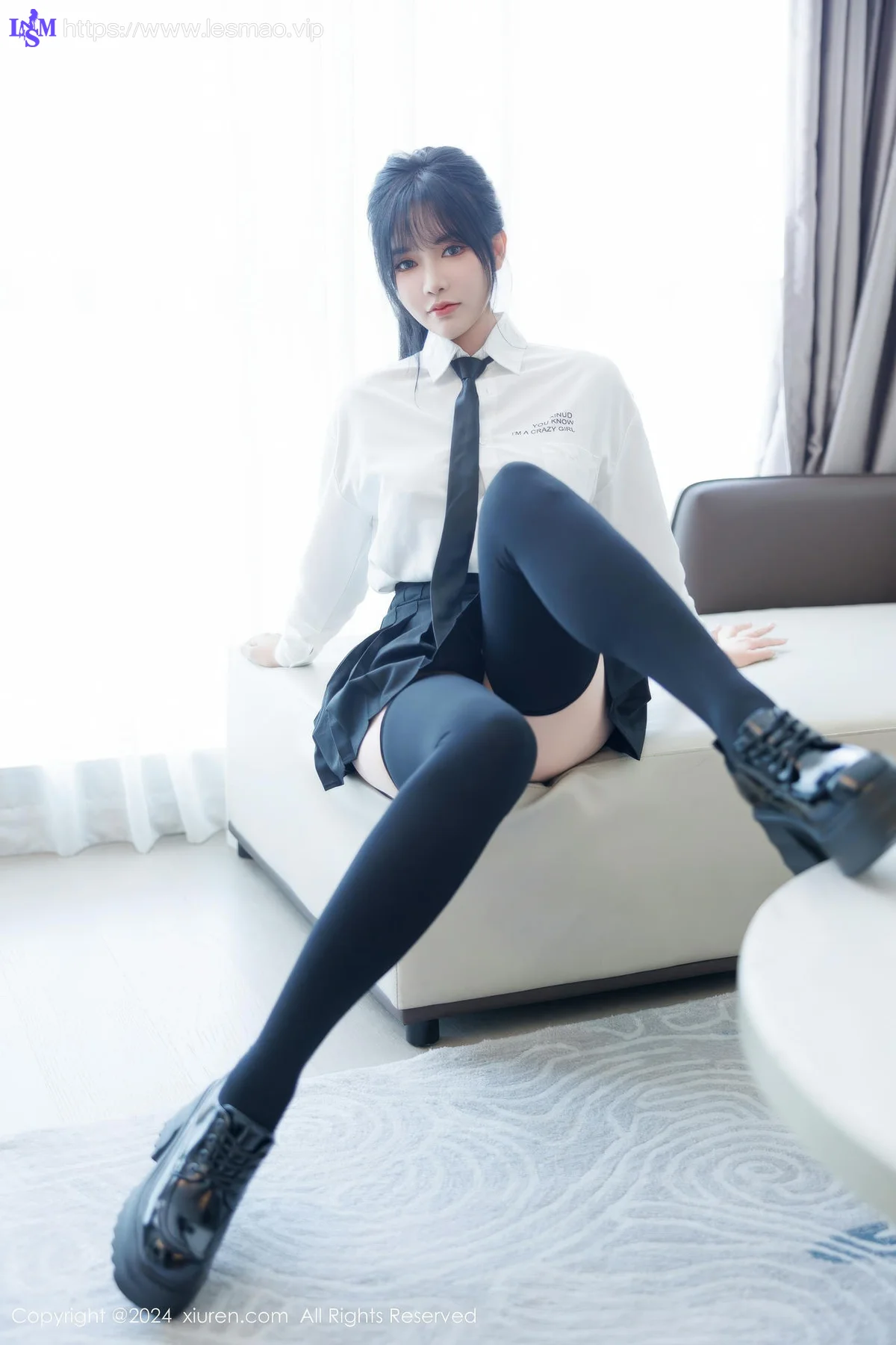 XiuRen 秀人 No.9505 娜比 酥胸美腿内衣私房 - 53