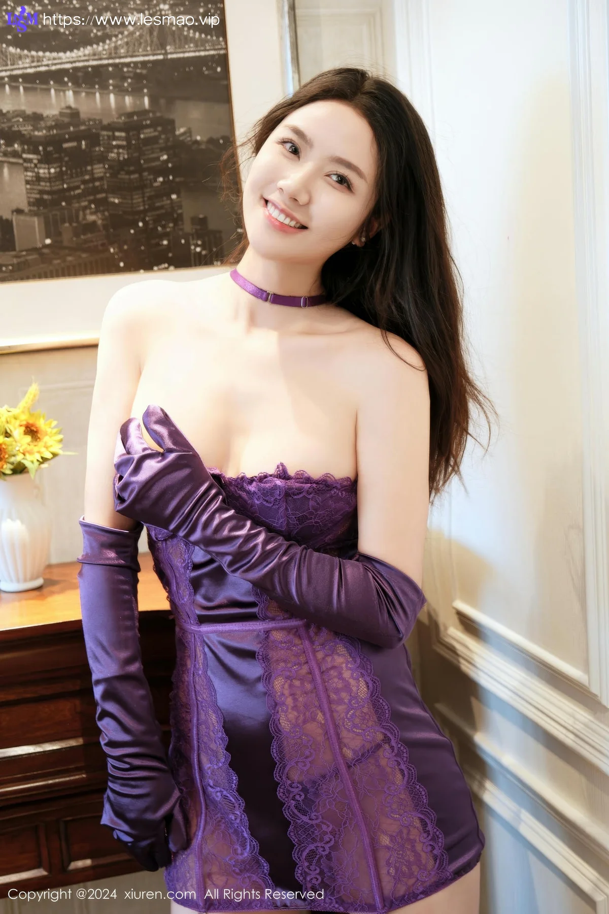 XiuRen 秀人 No.9509 方子萱 紫色短裙美女 - 26