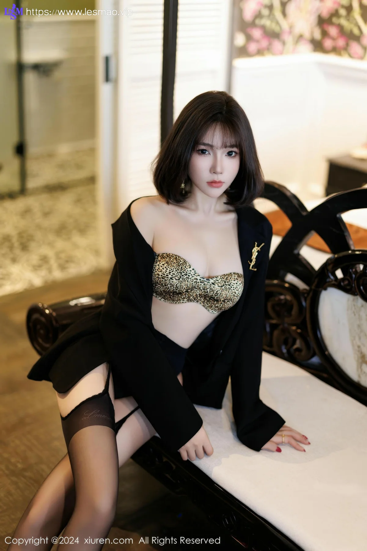 XiuRen 秀人 No.9520 徐莉芝Booty 黑丝高跟美腿 - 44