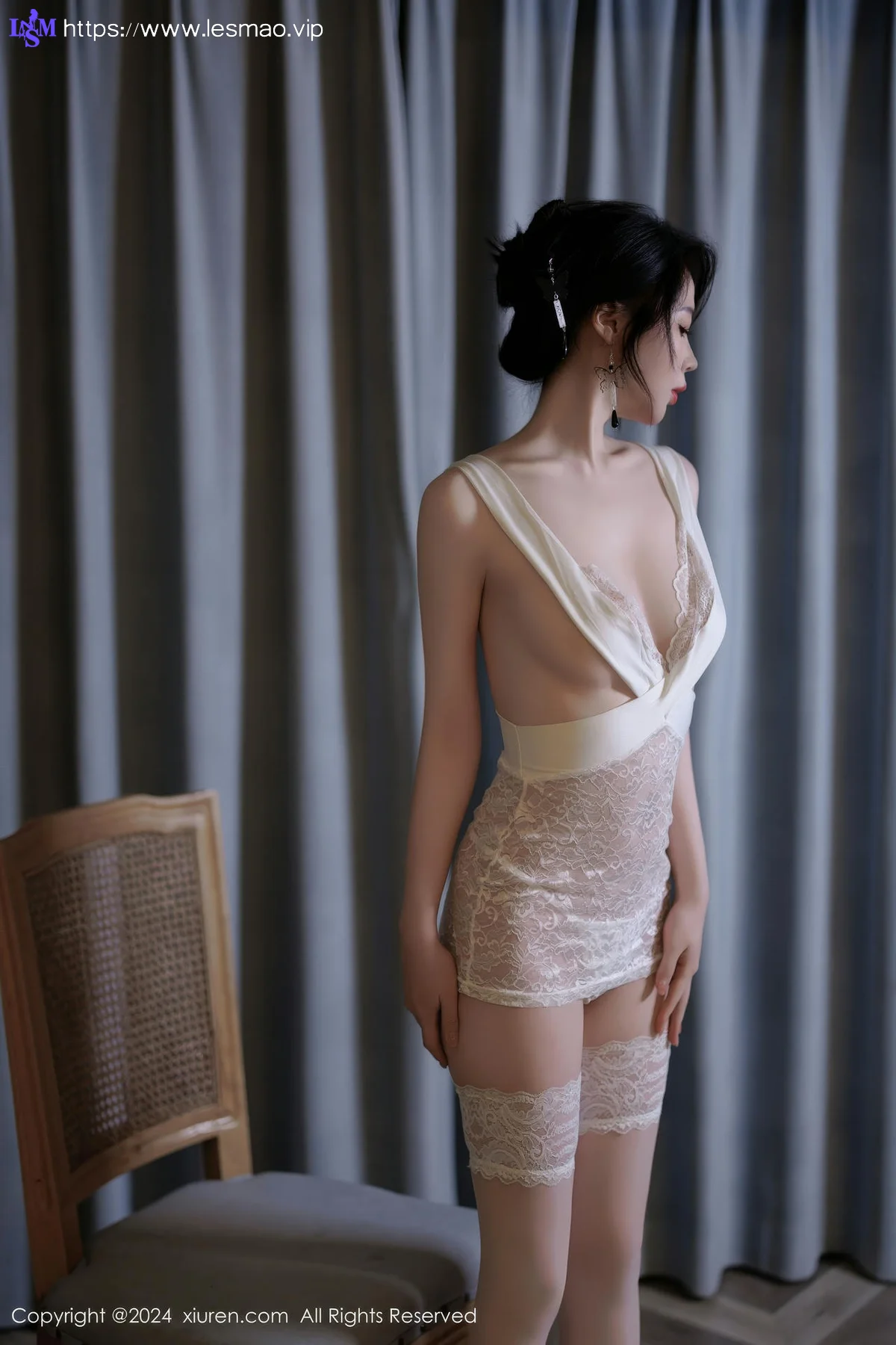 XiuRen 秀人 No.9526 梦心玥 长腿蕾丝爆乳 - 26