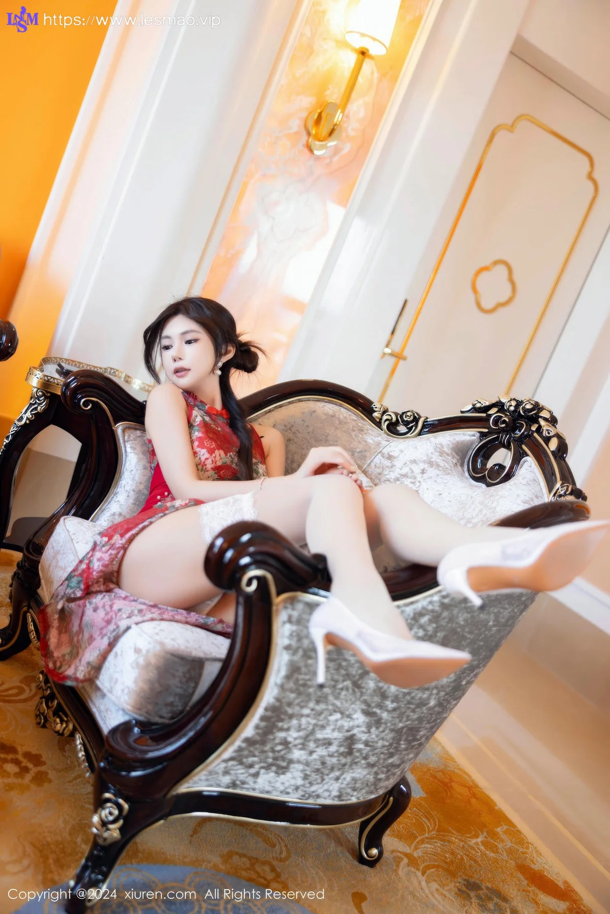 XiuRen 秀人 No.9529 绮里嘉ula 旗袍妩媚身姿 - 11