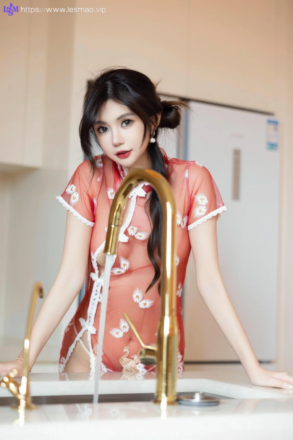 XiuRen 秀人 No.9529 绮里嘉ula 旗袍妩媚身姿 - 66