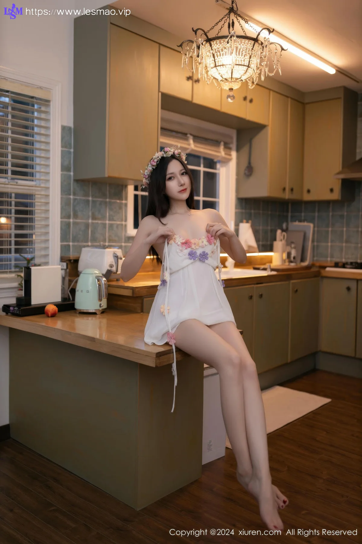 XiuRen 秀人 No.9531 鱼子酱Fish 香肩美裙写真 - 27