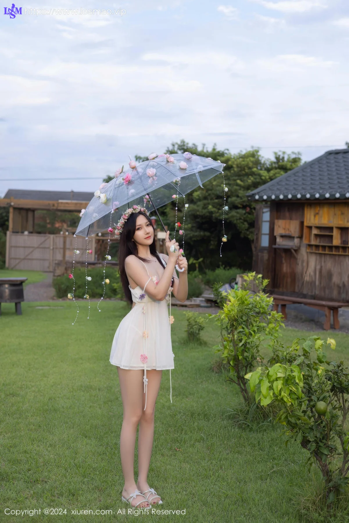 XiuRen 秀人 No.9531 鱼子酱Fish 香肩美裙写真 - 53