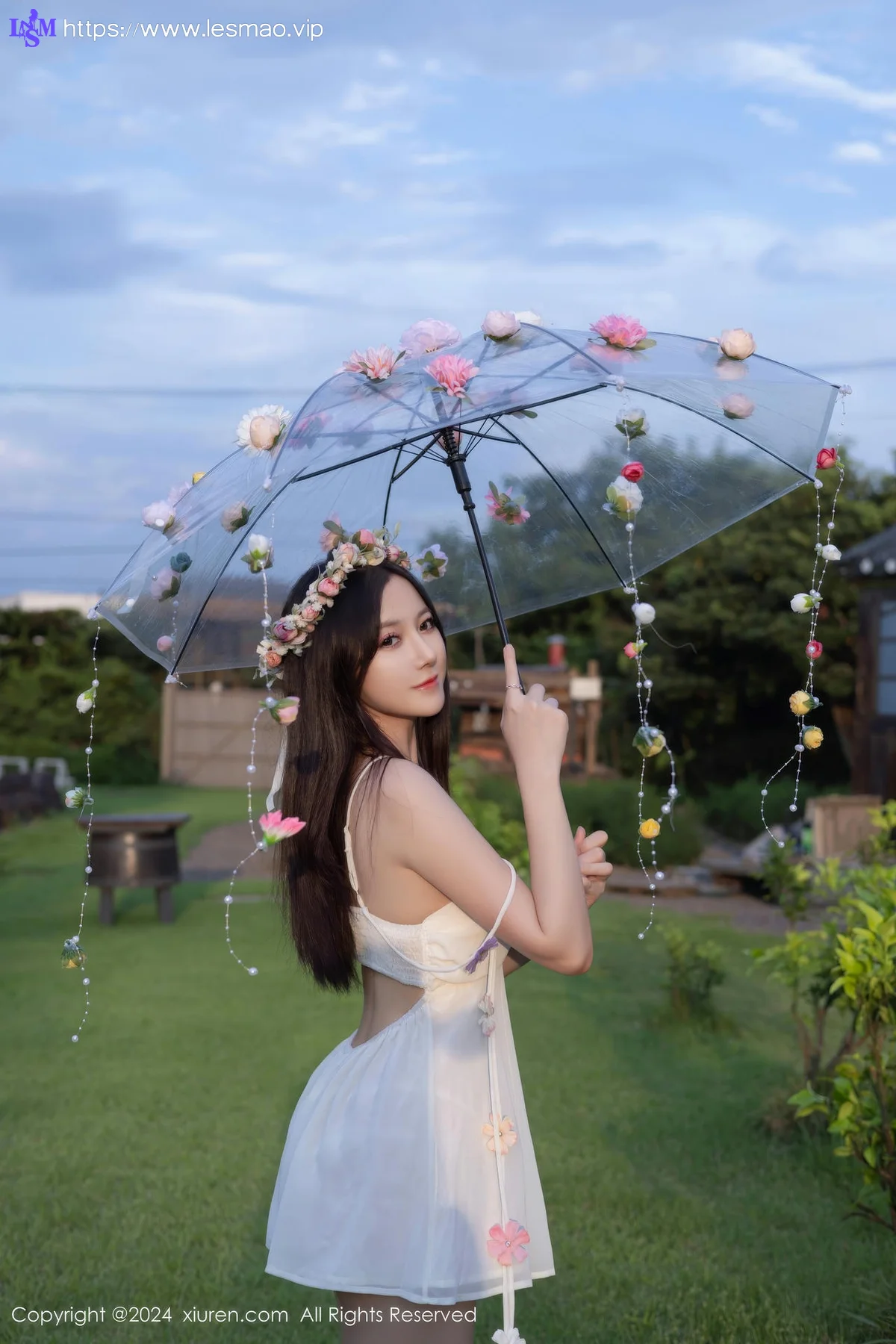XiuRen 秀人 No.9531 鱼子酱Fish 香肩美裙写真 - 55