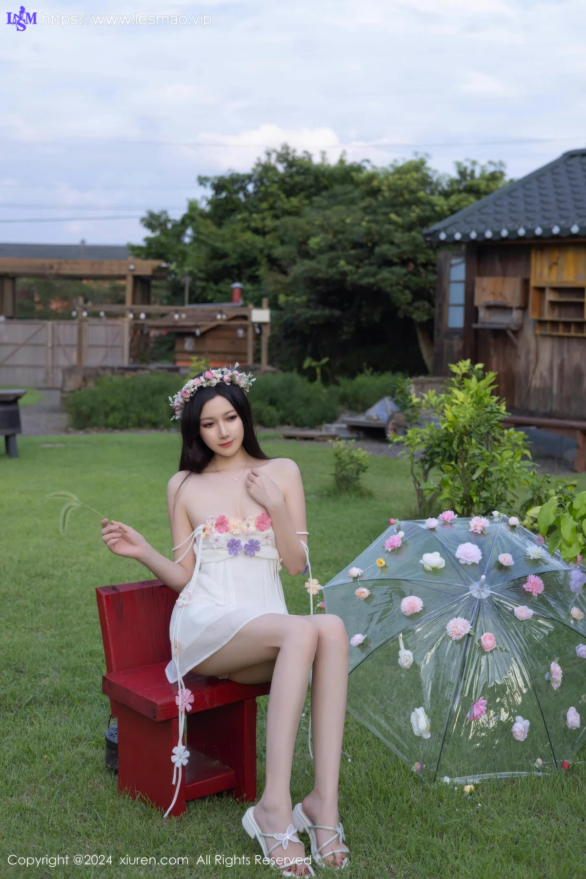 XiuRen 秀人 No.9531 鱼子酱Fish 香肩美裙写真 - 62
