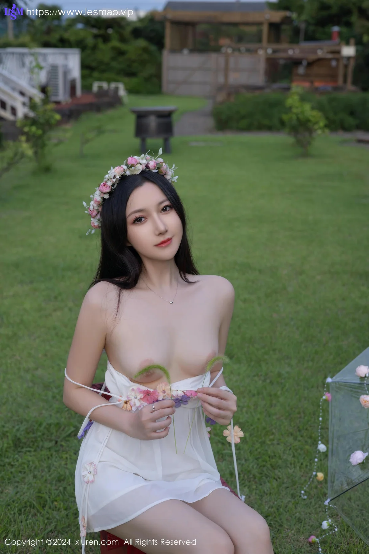 XiuRen 秀人 No.9531 鱼子酱Fish 香肩美裙写真 - 63